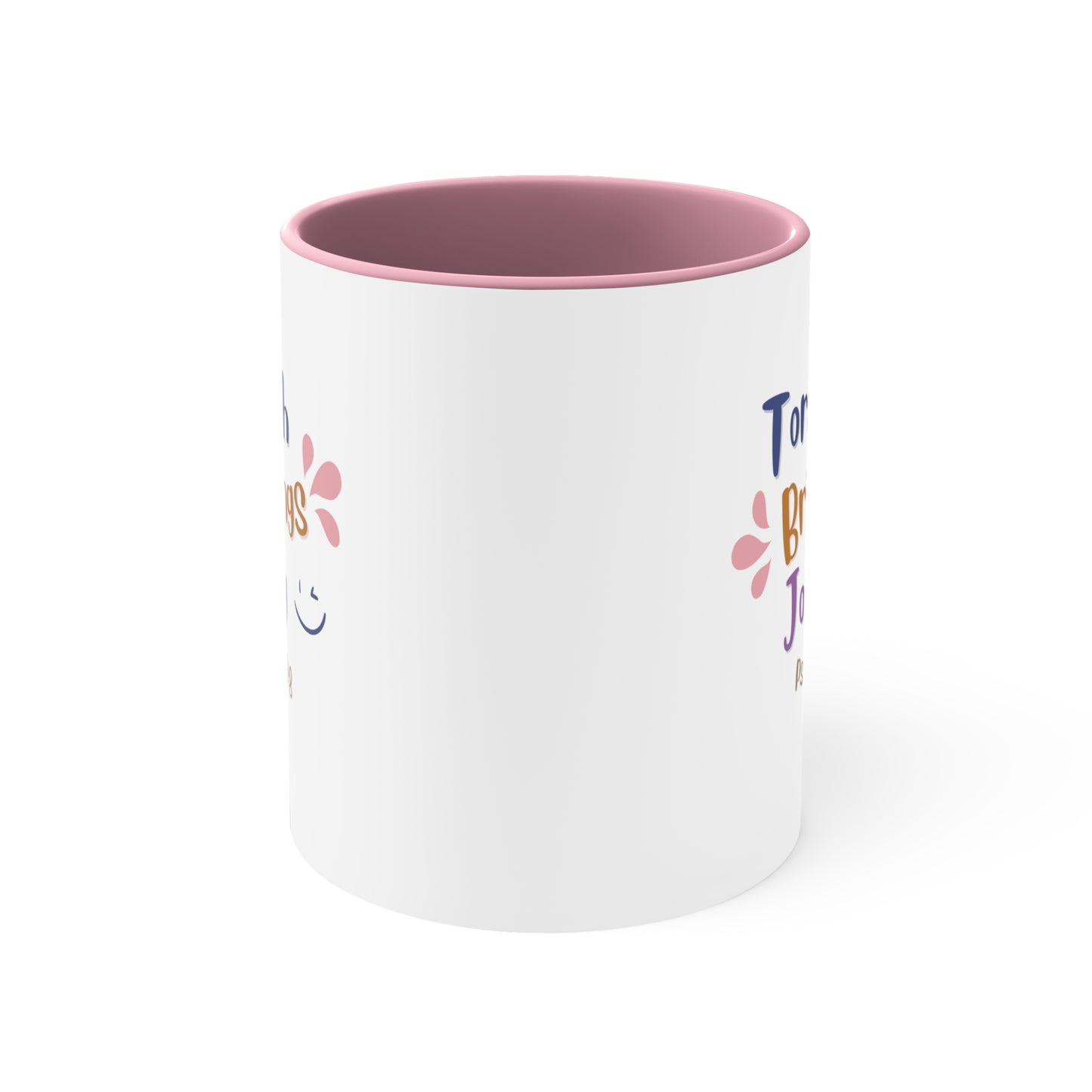 Torah Brings Joy Accent Coffee Mug, 11oz