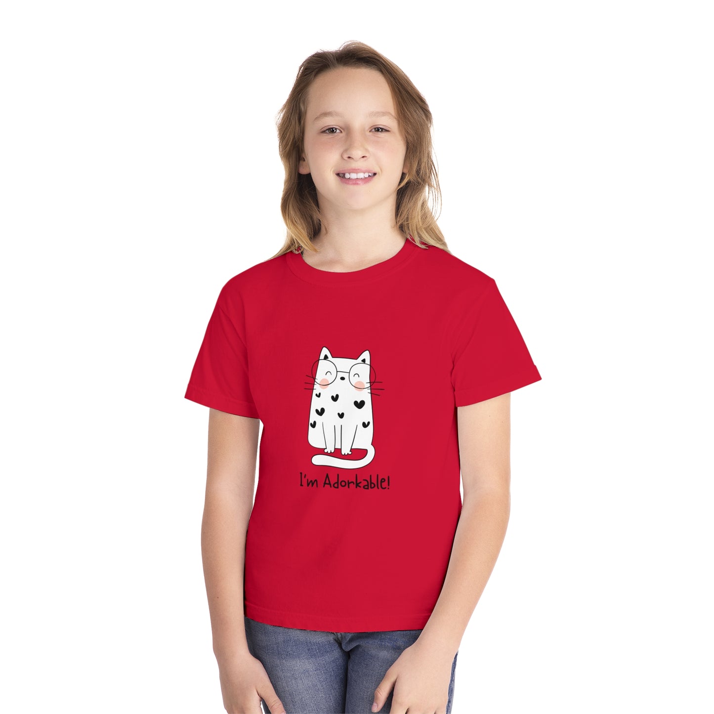 I'm Adorkable Youth Midweight all cotton t-shirt - 18 colors