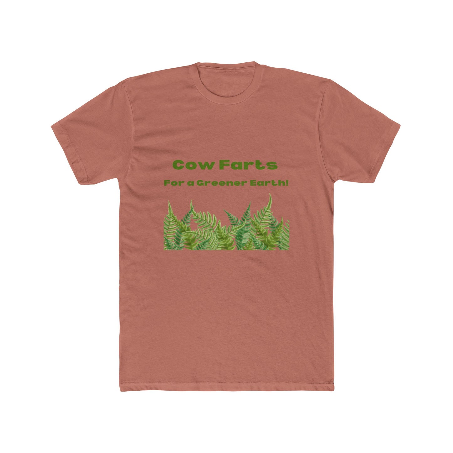Cow Farts For a Greener Earth! Unisex Cotton Crew Tee