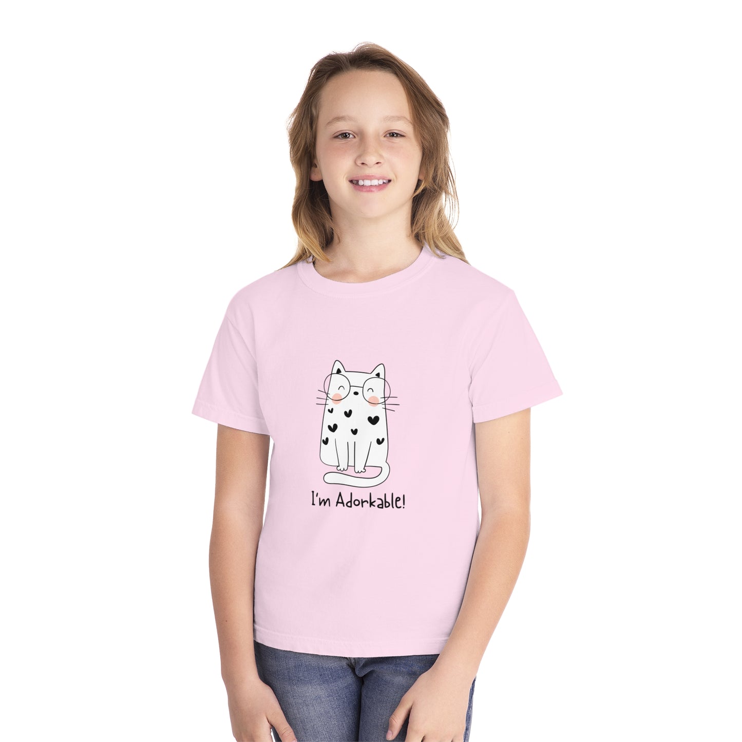 I'm Adorkable Youth Midweight all cotton t-shirt - 18 colors