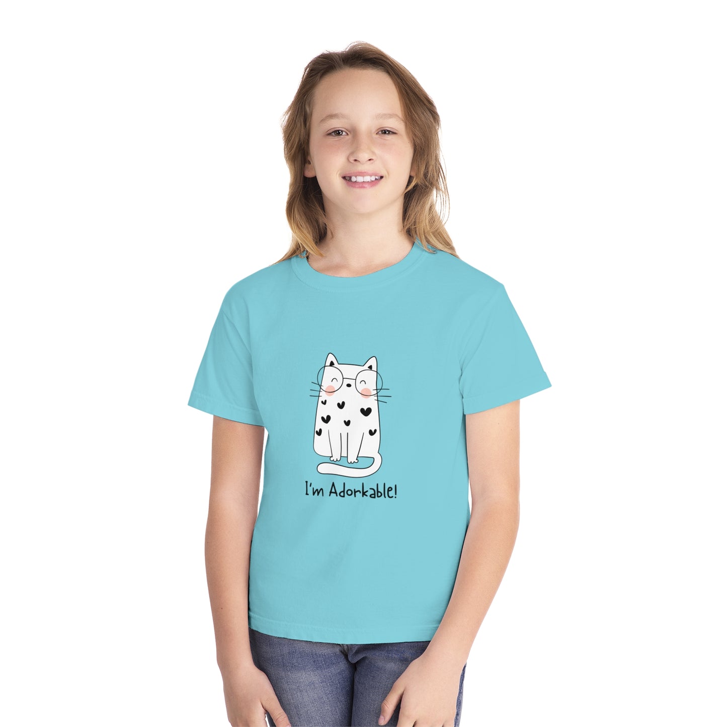 I'm Adorkable Youth Midweight all cotton t-shirt - 18 colors