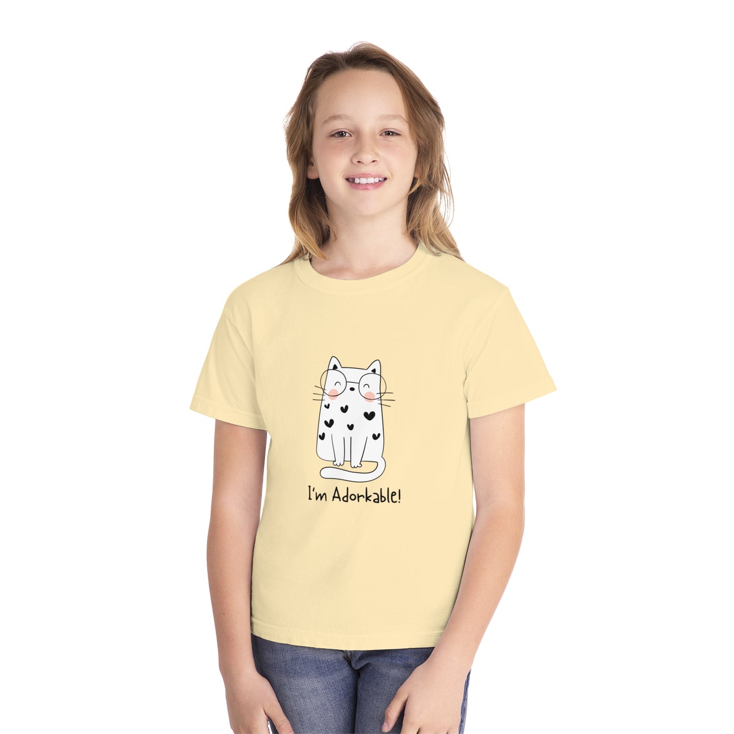 I'm Adorkable Youth Midweight all cotton t-shirt - 18 colors