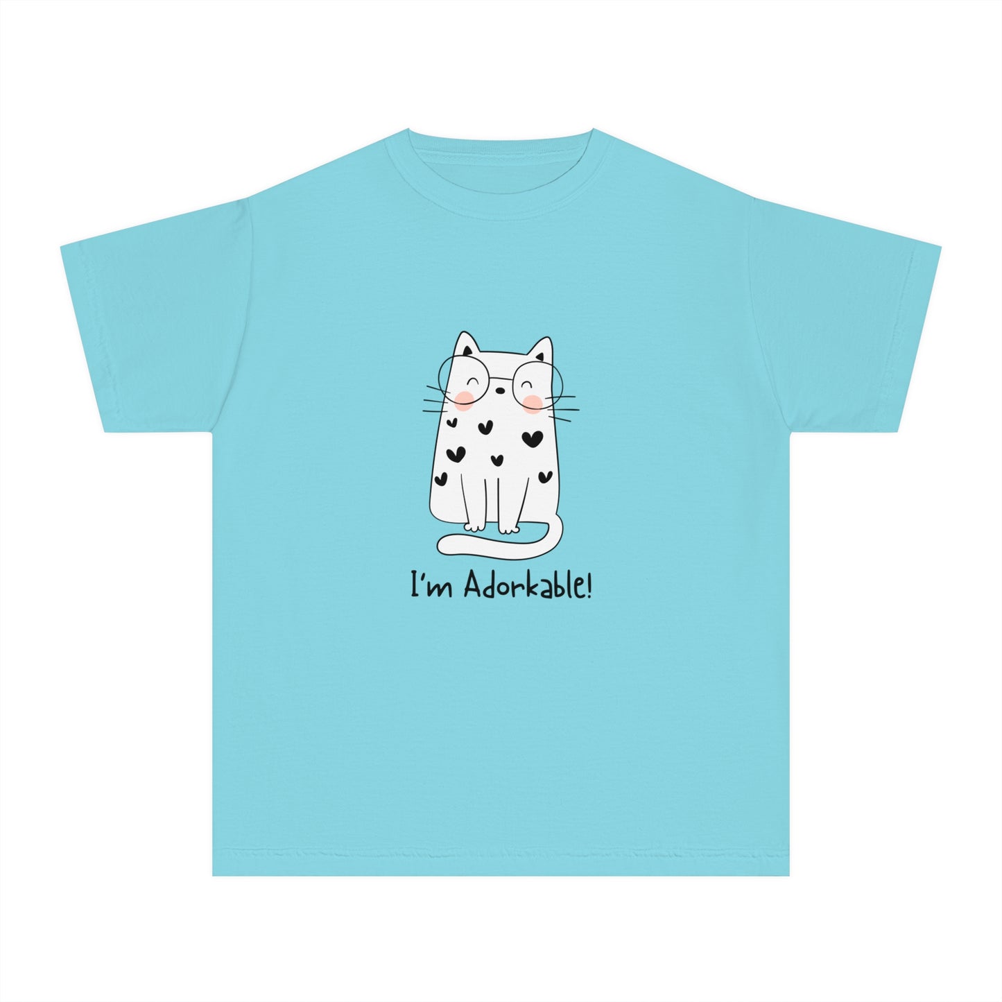 I'm Adorkable Youth Midweight all cotton t-shirt - 18 colors