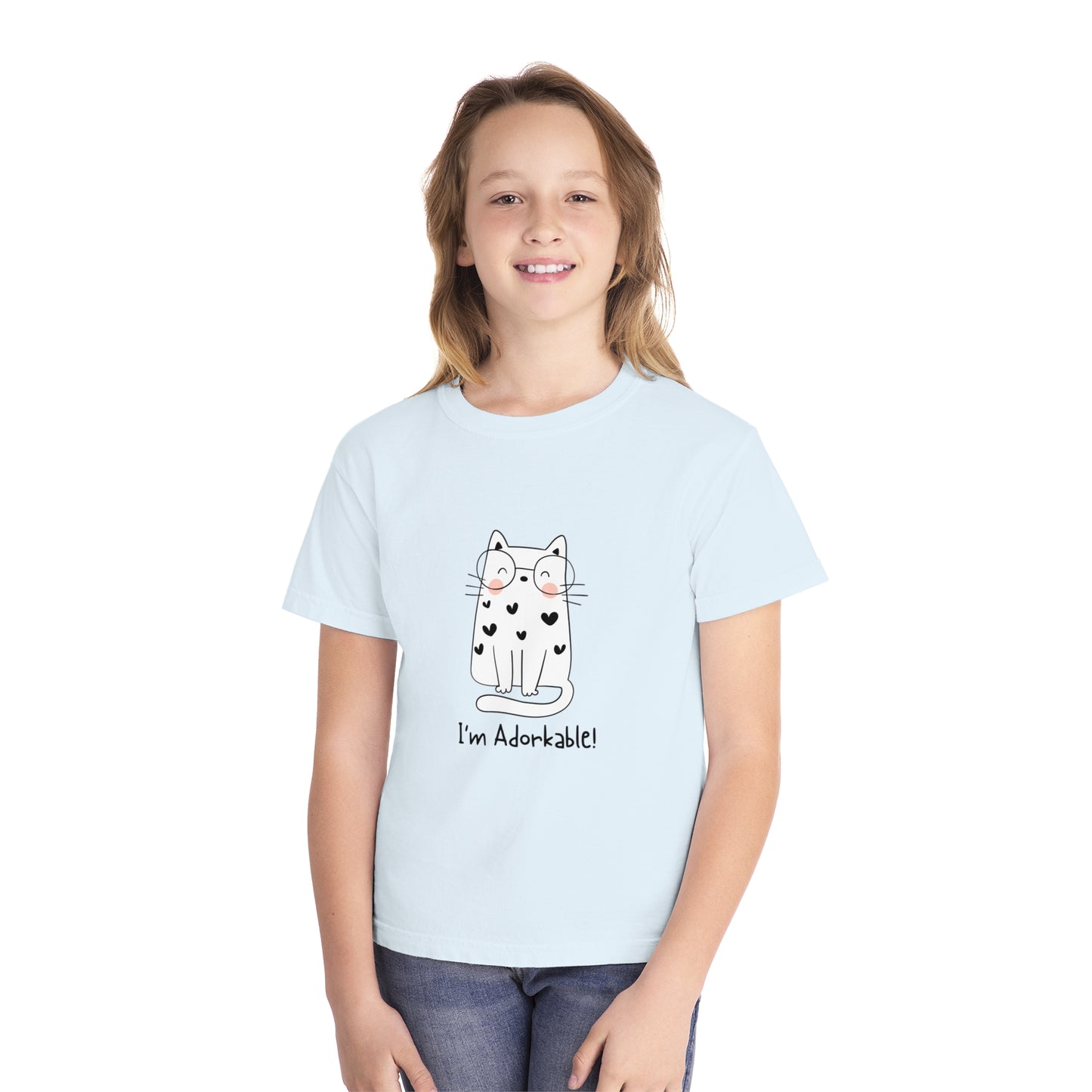 I'm Adorkable Youth Midweight all cotton t-shirt - 18 colors
