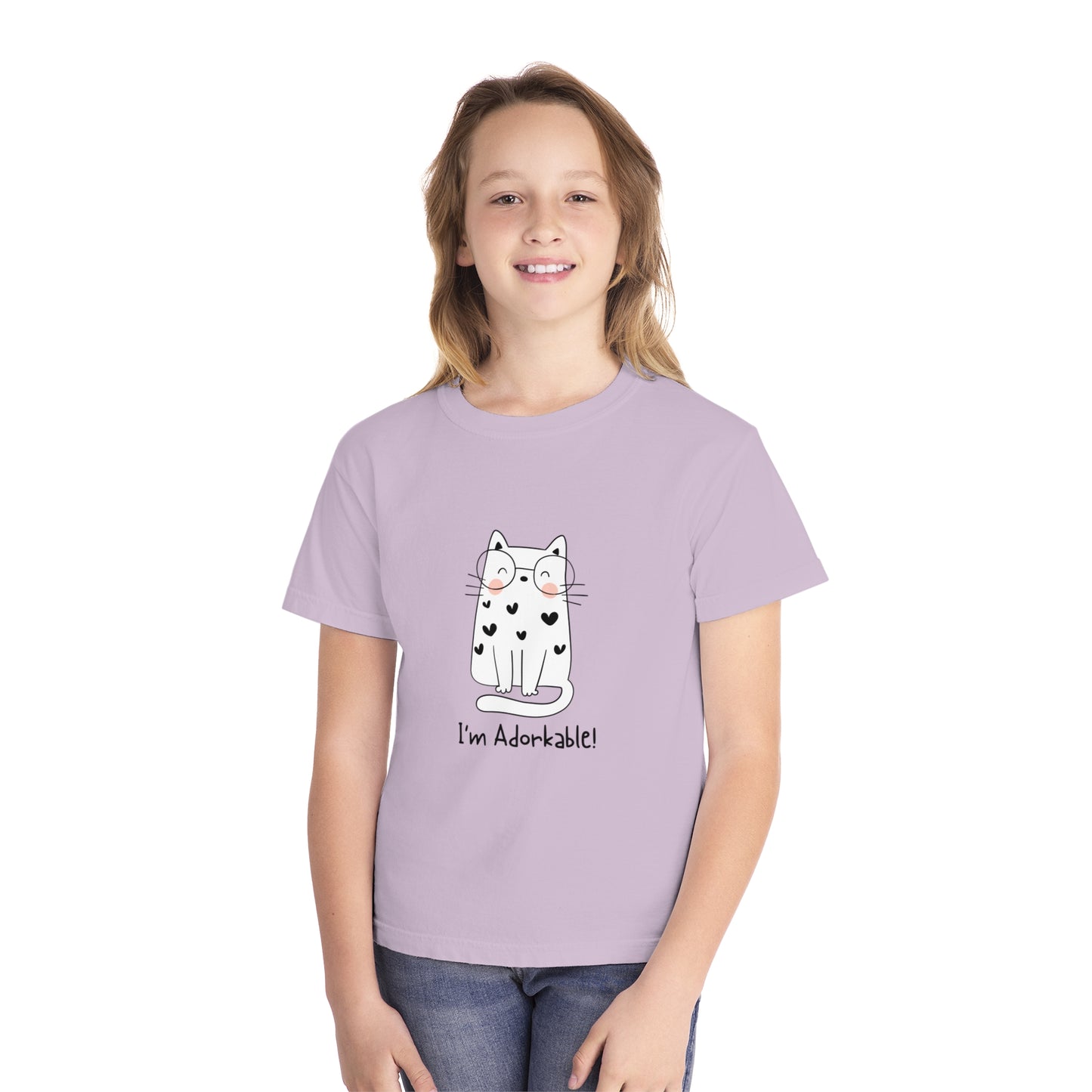 I'm Adorkable Youth Midweight all cotton t-shirt - 18 colors