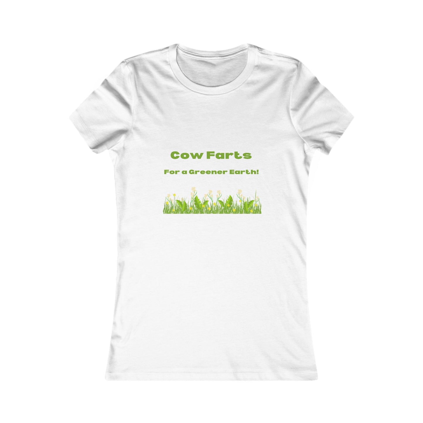 Cow Farts For a Greener Earth! Women's Favorite Tee - 11 colors