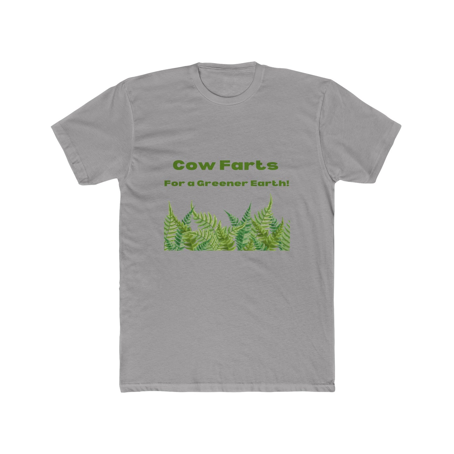 Cow Farts For a Greener Earth! Unisex Cotton Crew Tee