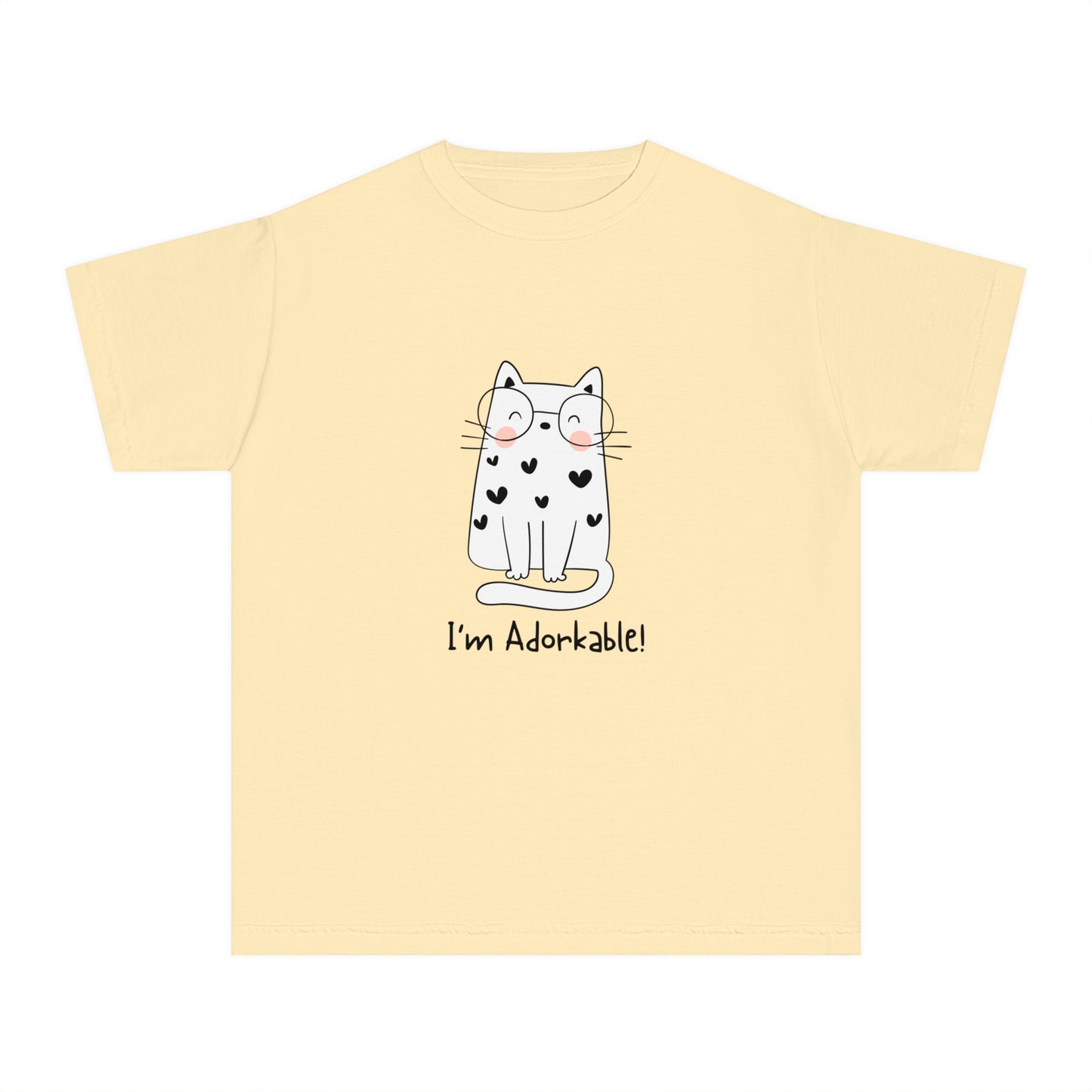 I'm Adorkable Youth Midweight all cotton t-shirt - 18 colors