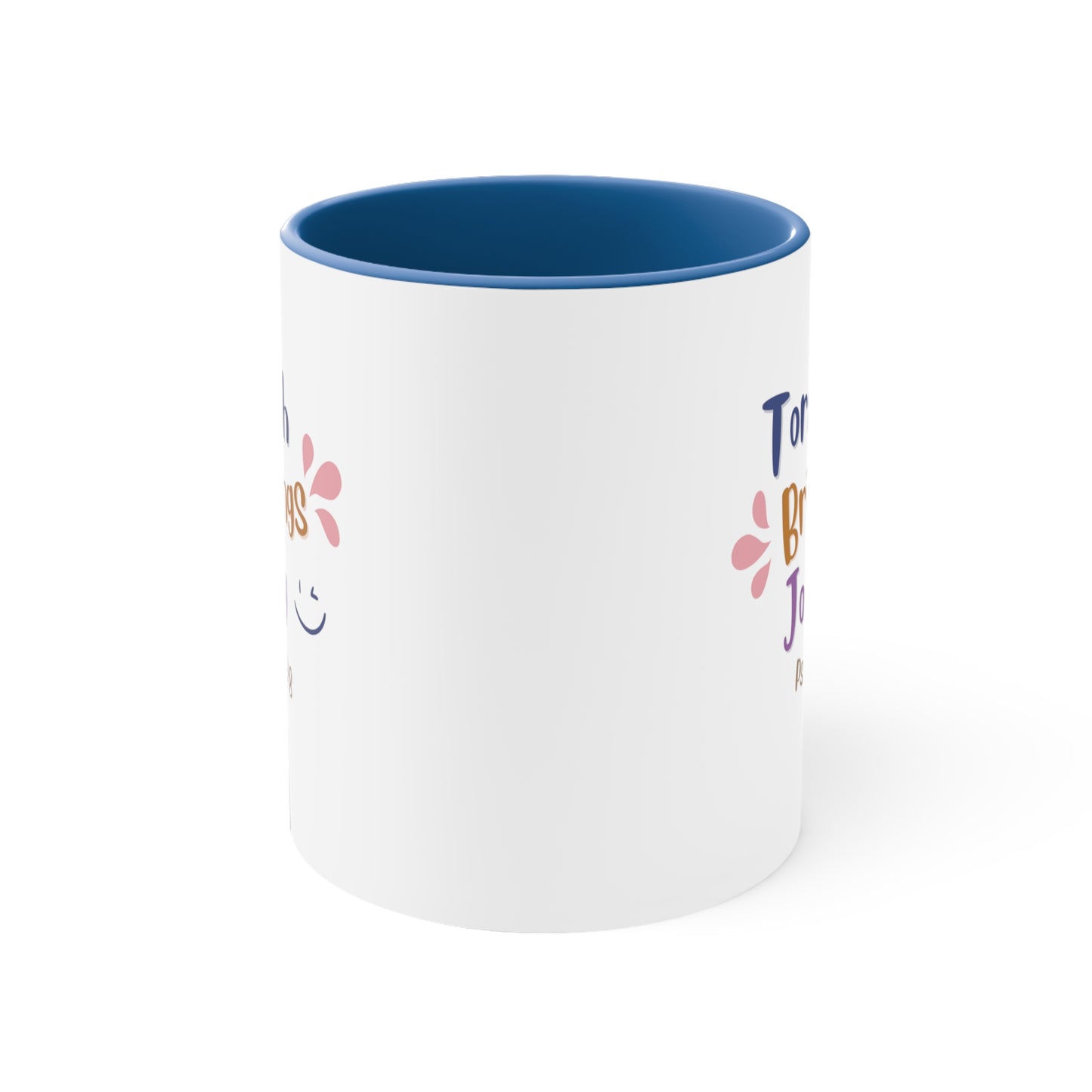 Torah Brings Joy Accent Coffee Mug, 11oz