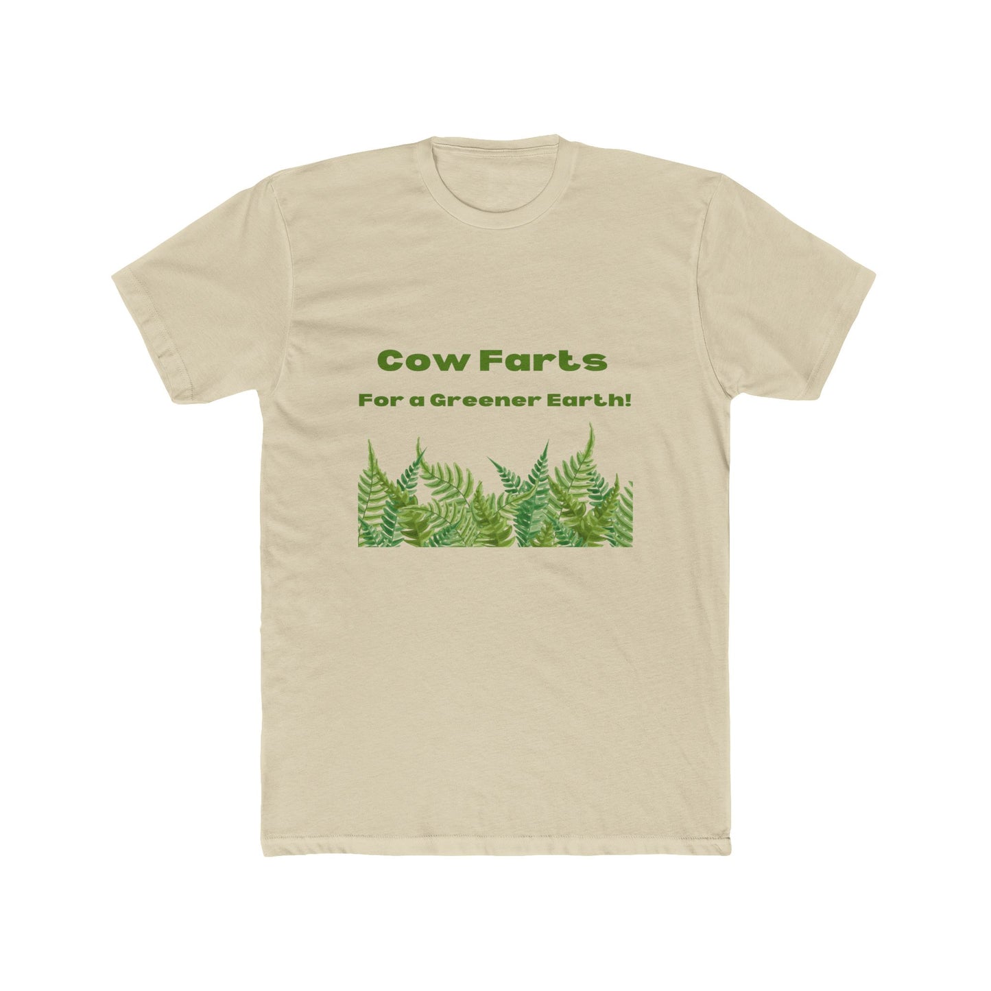 Cow Farts For a Greener Earth! Unisex Cotton Crew Tee