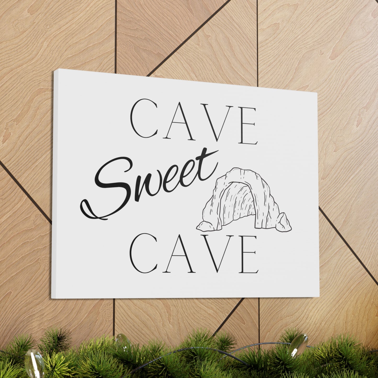 Cave Sweet Cave Canvas Gallery Wrap - multiple sizes