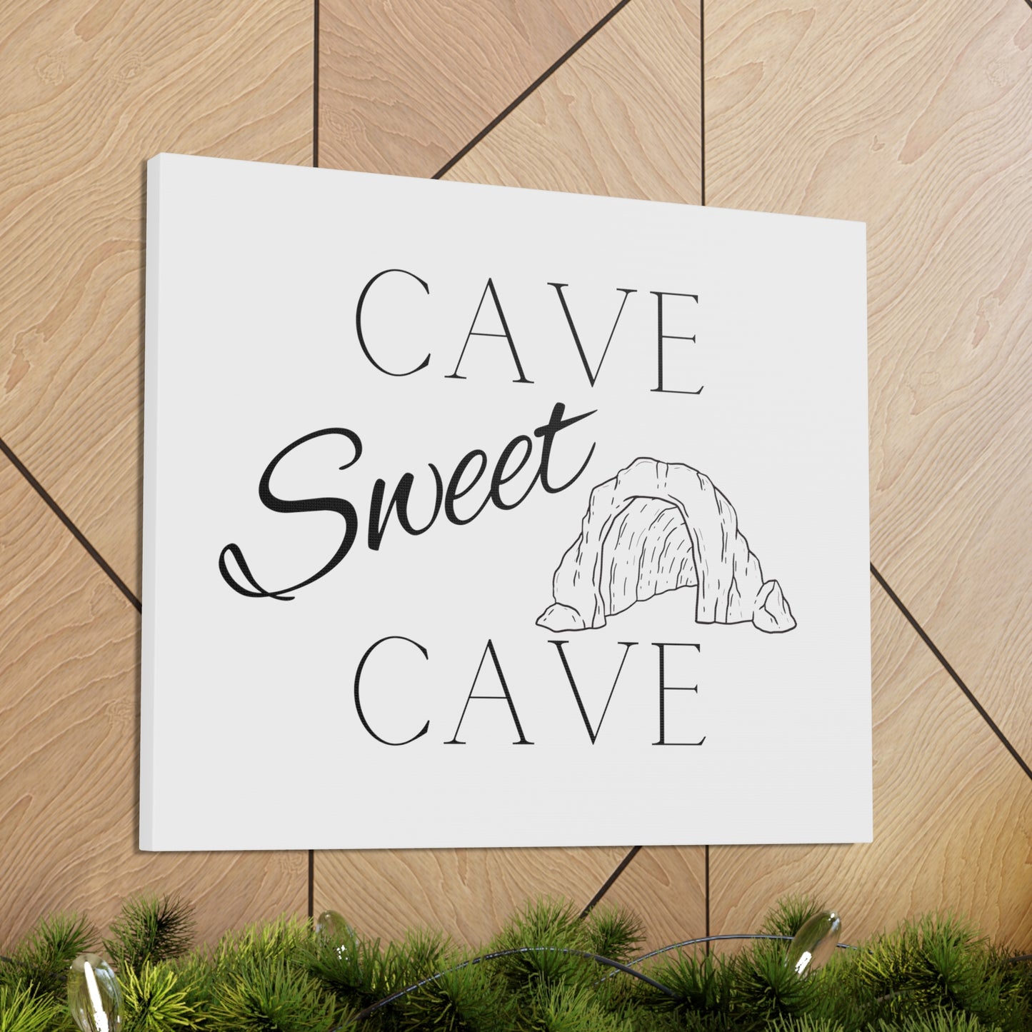 Cave Sweet Cave Canvas Gallery Wrap - multiple sizes