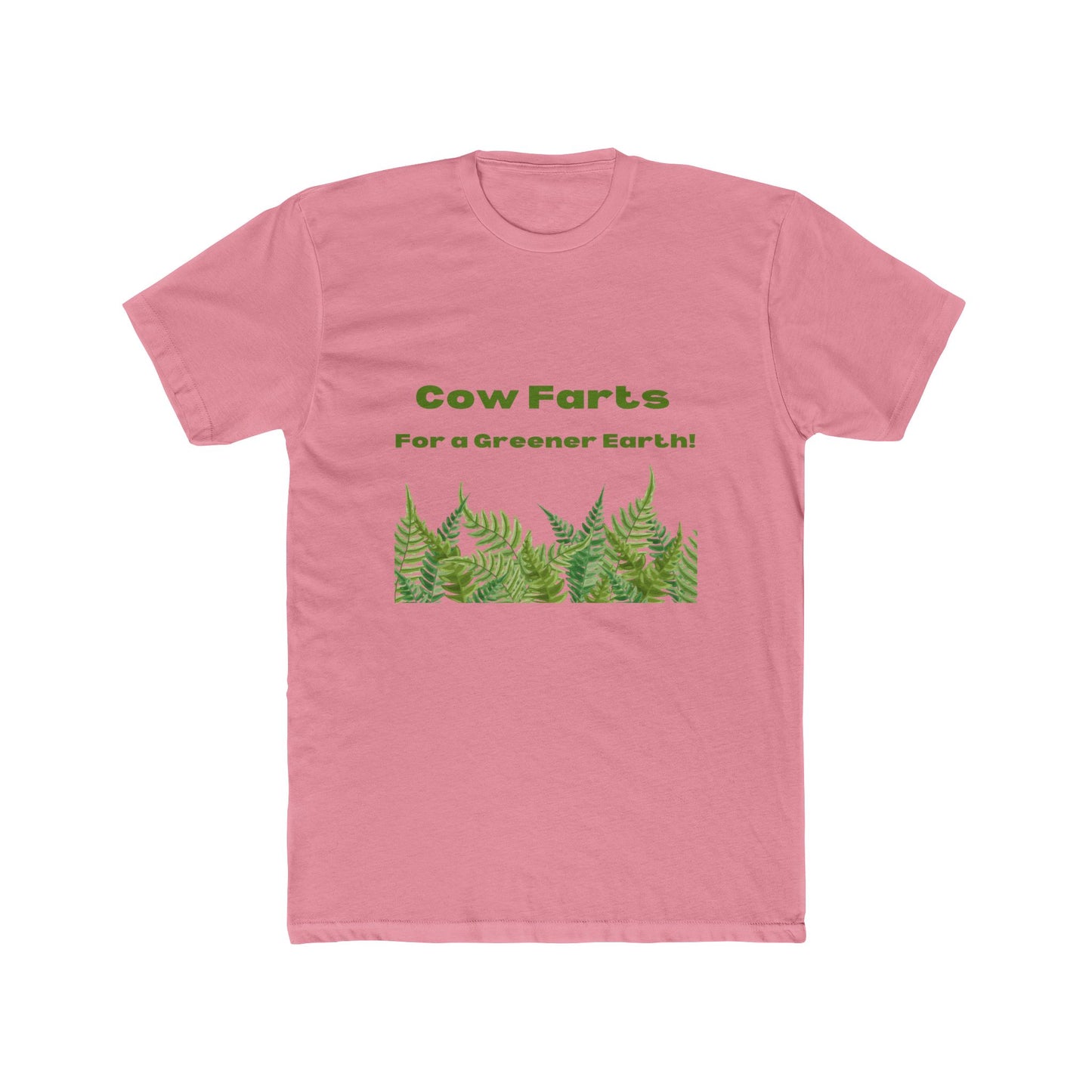Cow Farts For a Greener Earth! Unisex Cotton Crew Tee