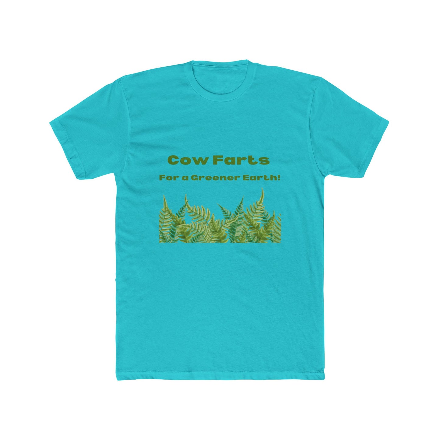Cow Farts For a Greener Earth! Unisex Cotton Crew Tee