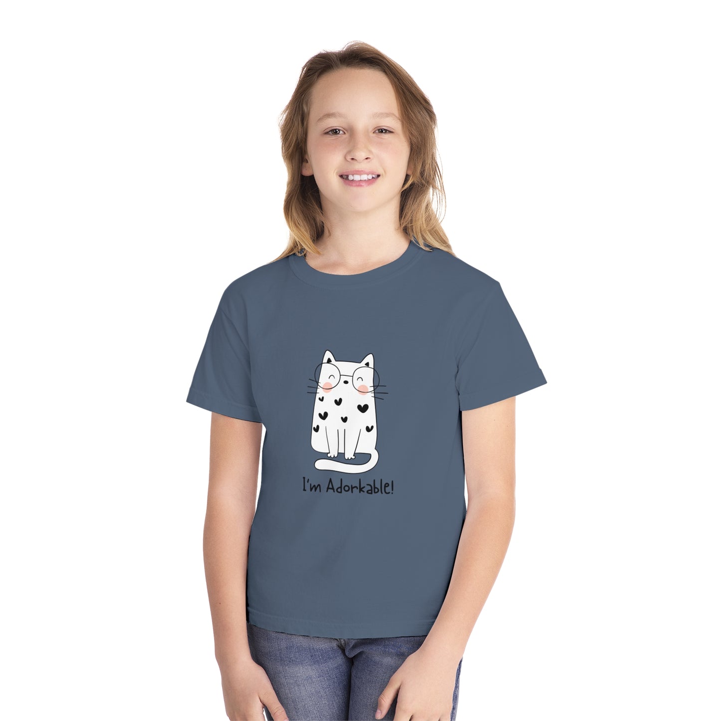 I'm Adorkable Youth Midweight all cotton t-shirt - 18 colors