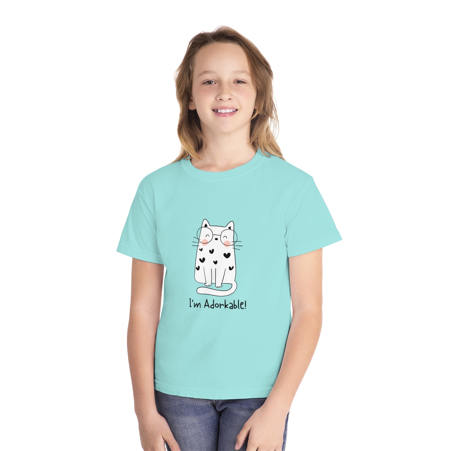 I'm Adorkable Youth Midweight all cotton t-shirt - 18 colors