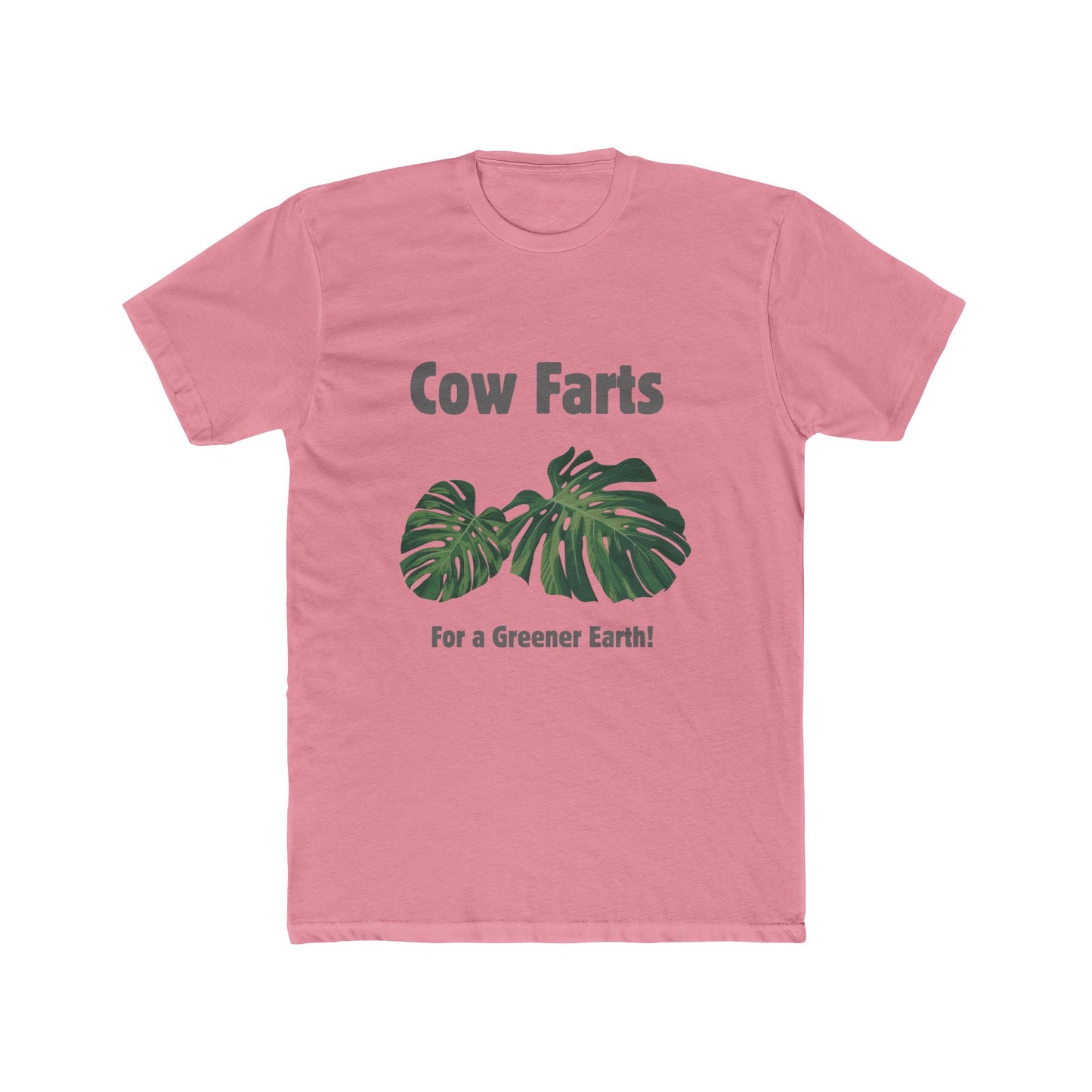 Cow Farts For a Greener Earth! Unisex Cotton Crew Tee