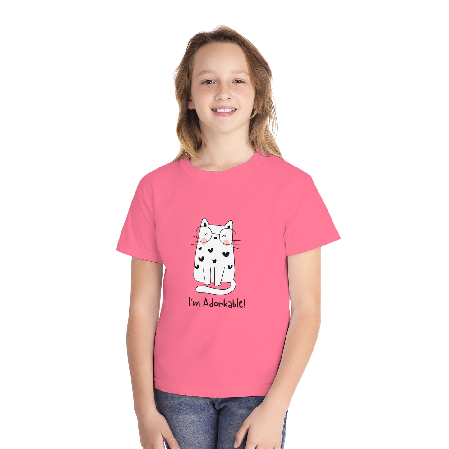I'm Adorkable Youth Midweight all cotton t-shirt - 18 colors