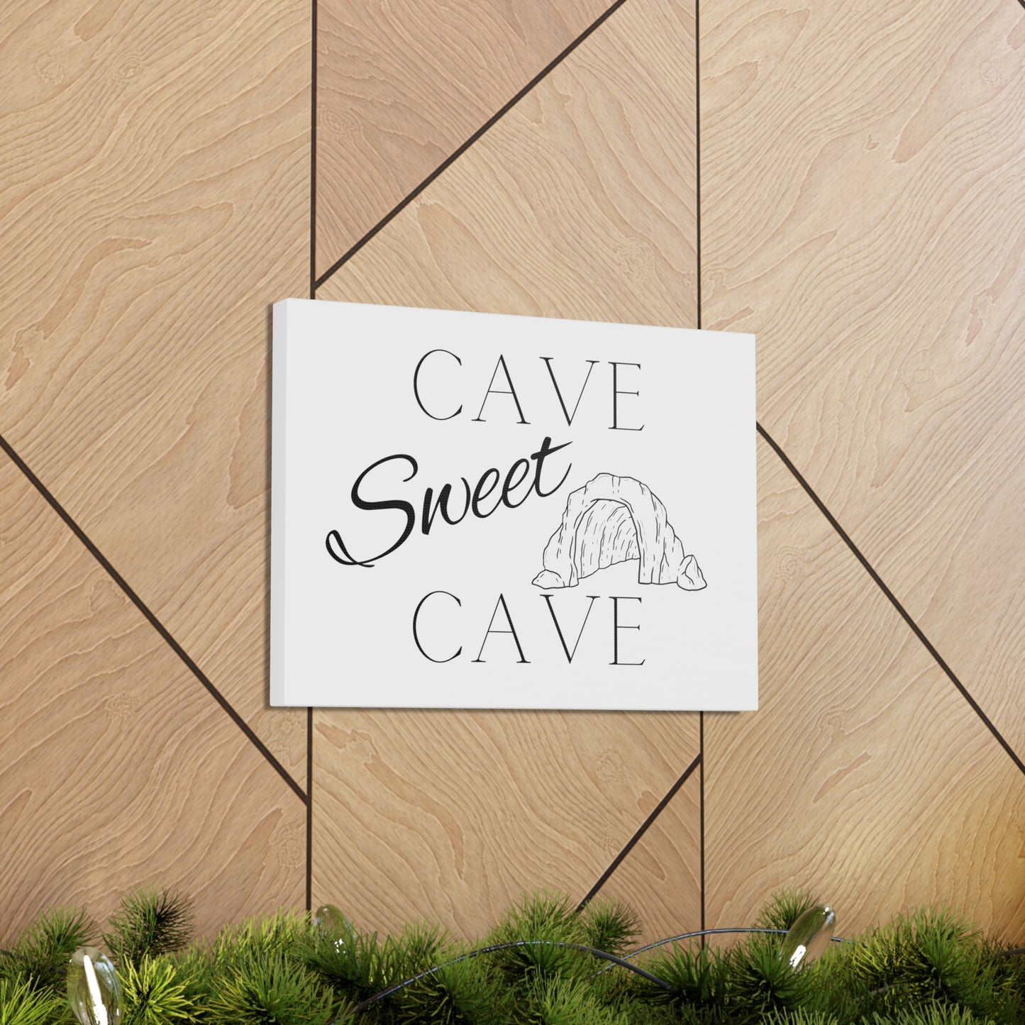 Cave Sweet Cave Canvas Gallery Wrap - multiple sizes
