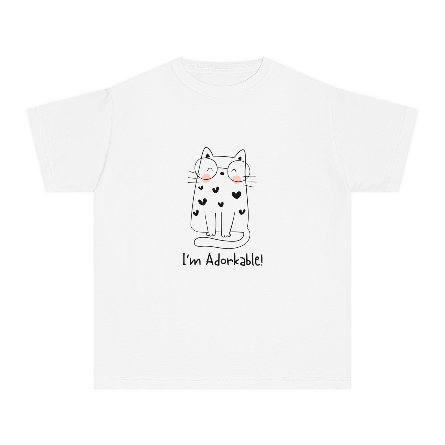I'm Adorkable Youth Midweight all cotton t-shirt - 18 colors