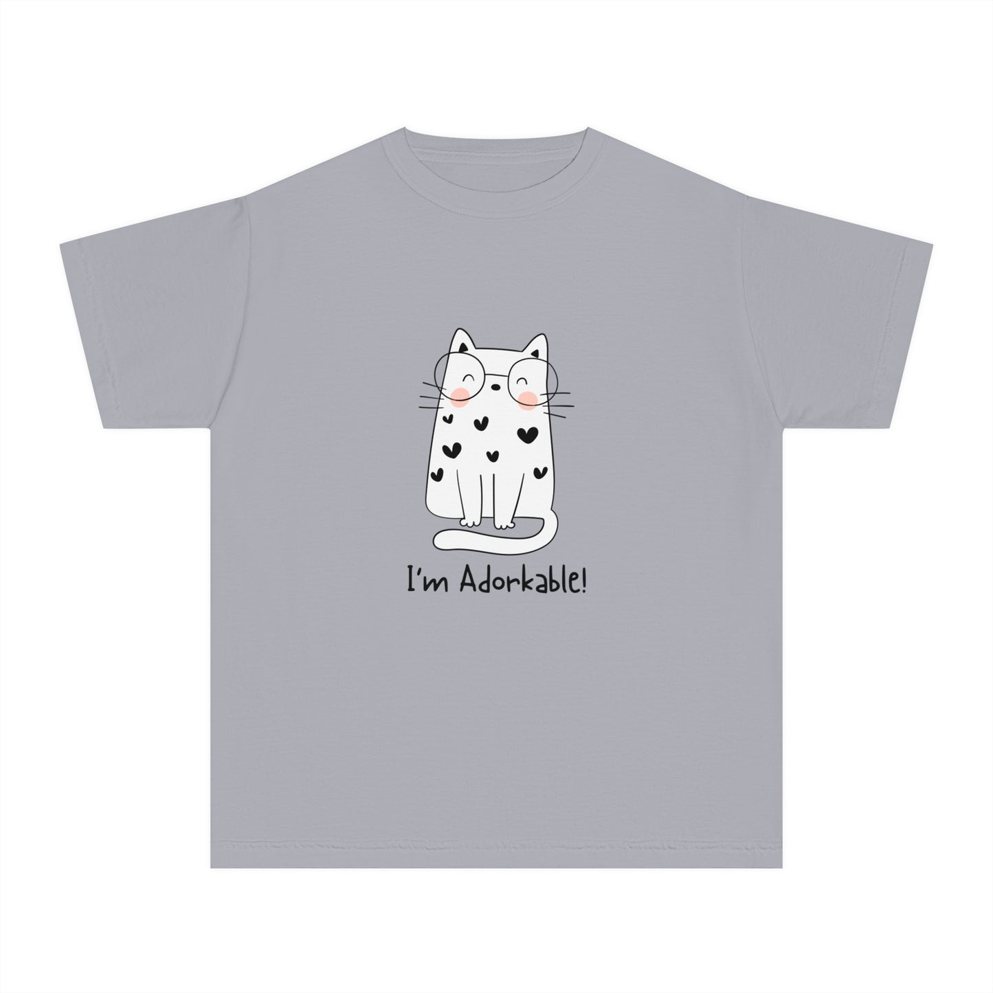 I'm Adorkable Youth Midweight all cotton t-shirt - 18 colors