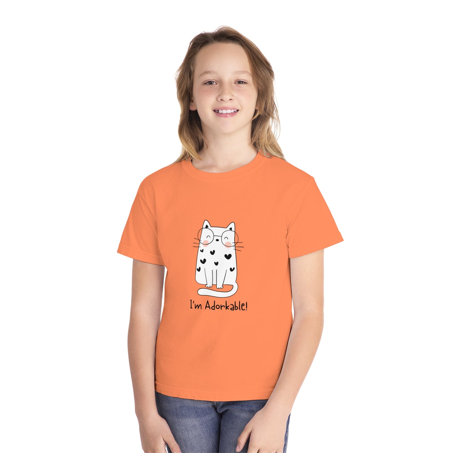 I'm Adorkable Youth Midweight all cotton t-shirt - 18 colors