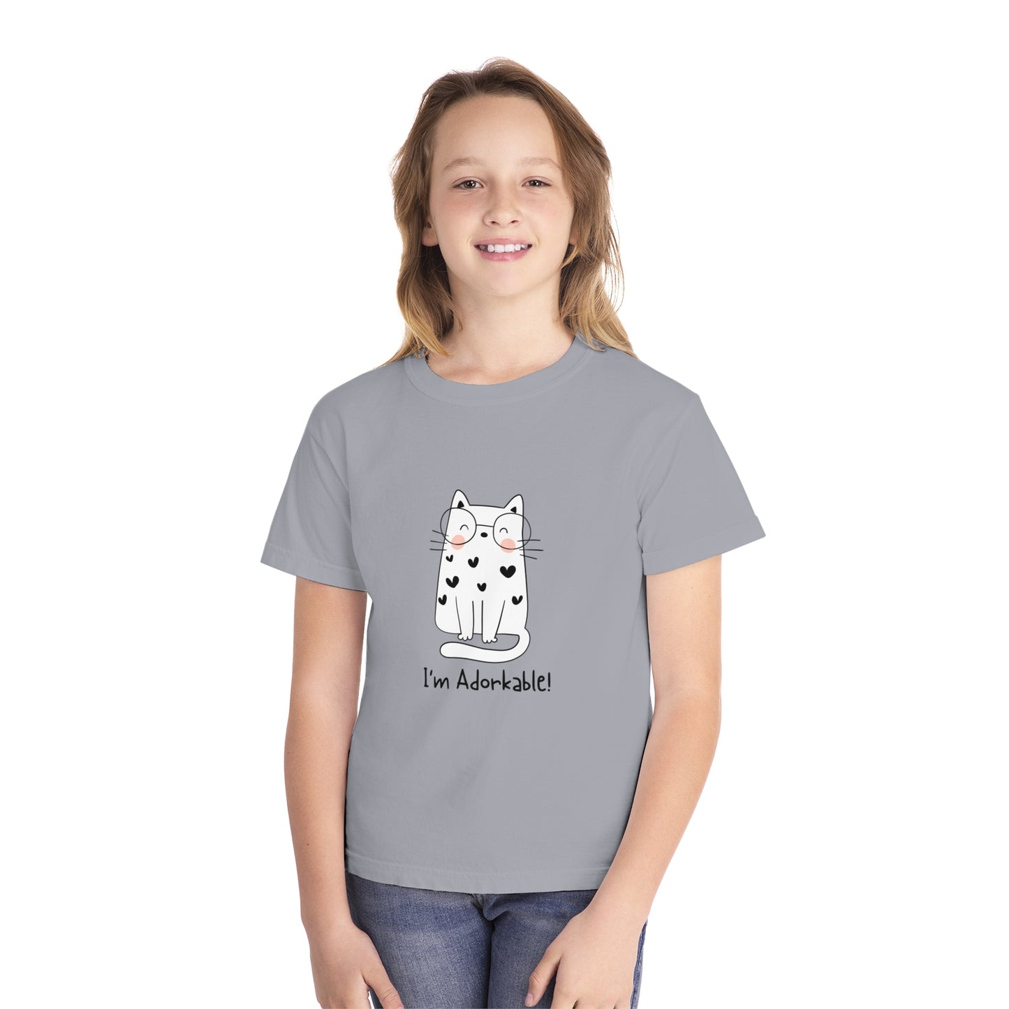 I'm Adorkable Youth Midweight all cotton t-shirt - 18 colors