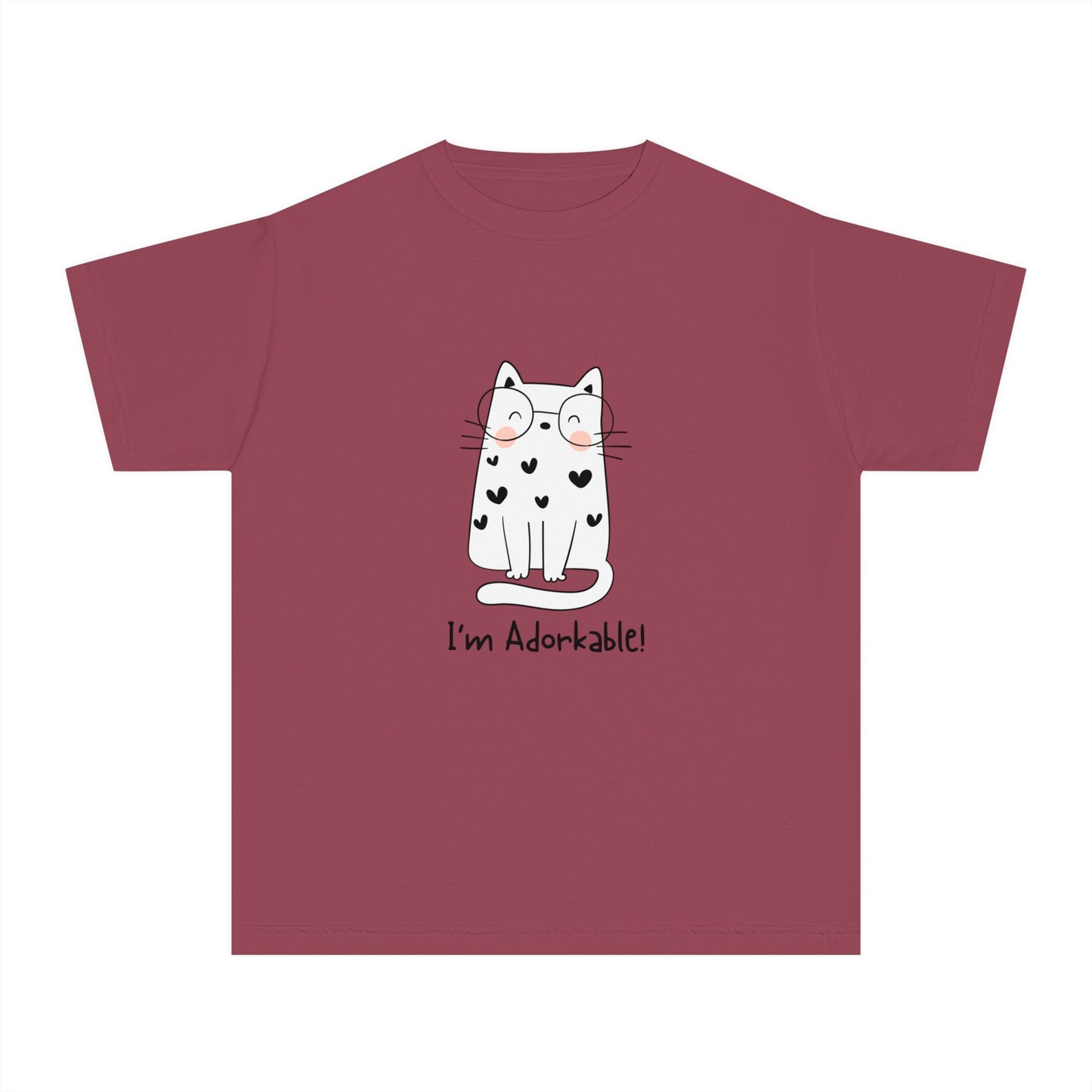 I'm Adorkable Youth Midweight all cotton t-shirt - 18 colors