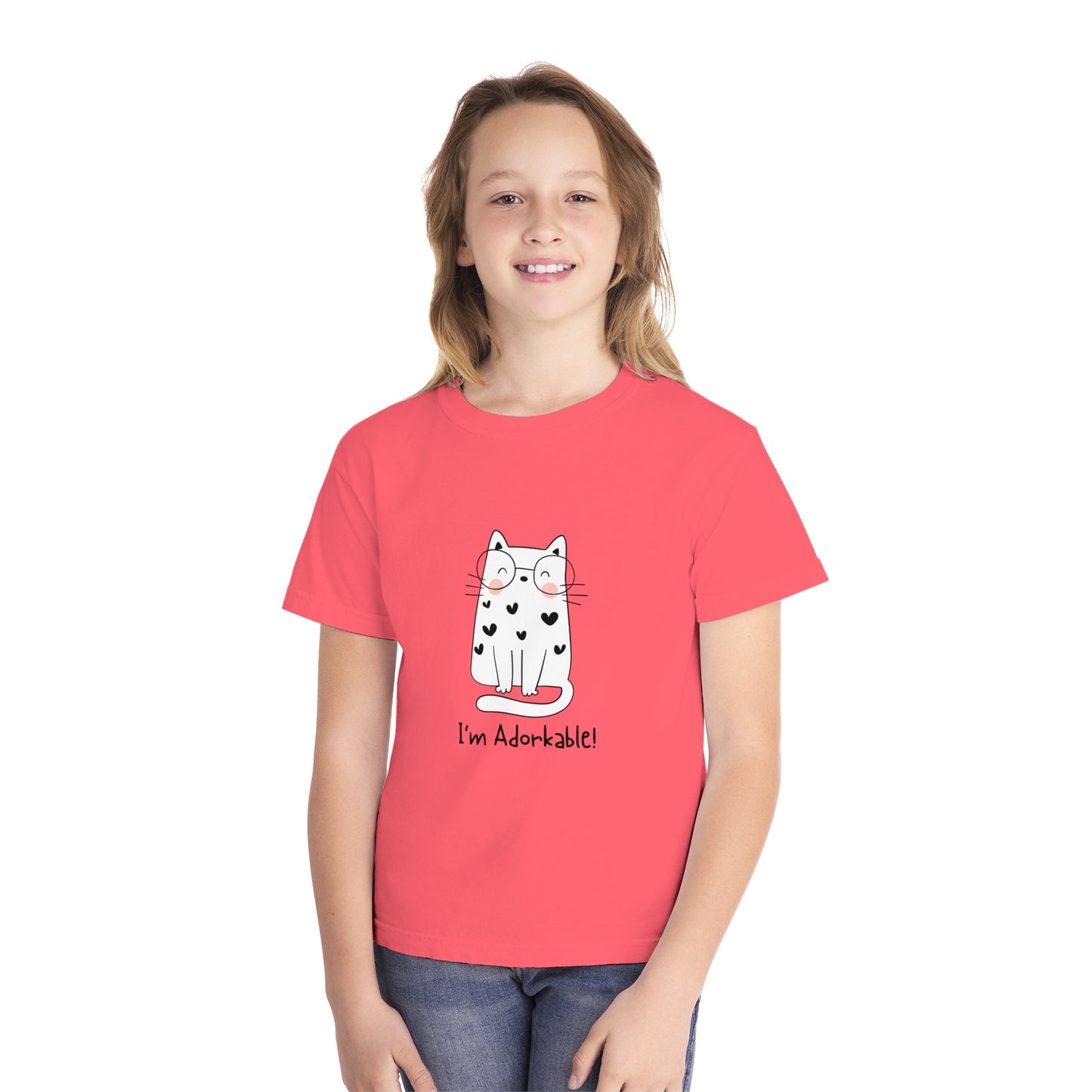 I'm Adorkable Youth Midweight all cotton t-shirt - 18 colors