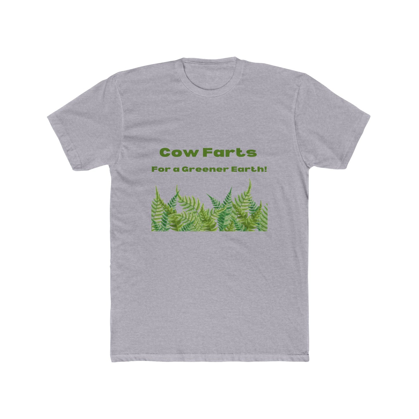 Cow Farts For a Greener Earth! Unisex Cotton Crew Tee