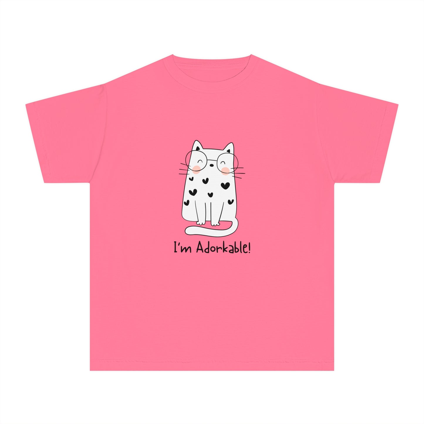 I'm Adorkable Youth Midweight all cotton t-shirt - 18 colors