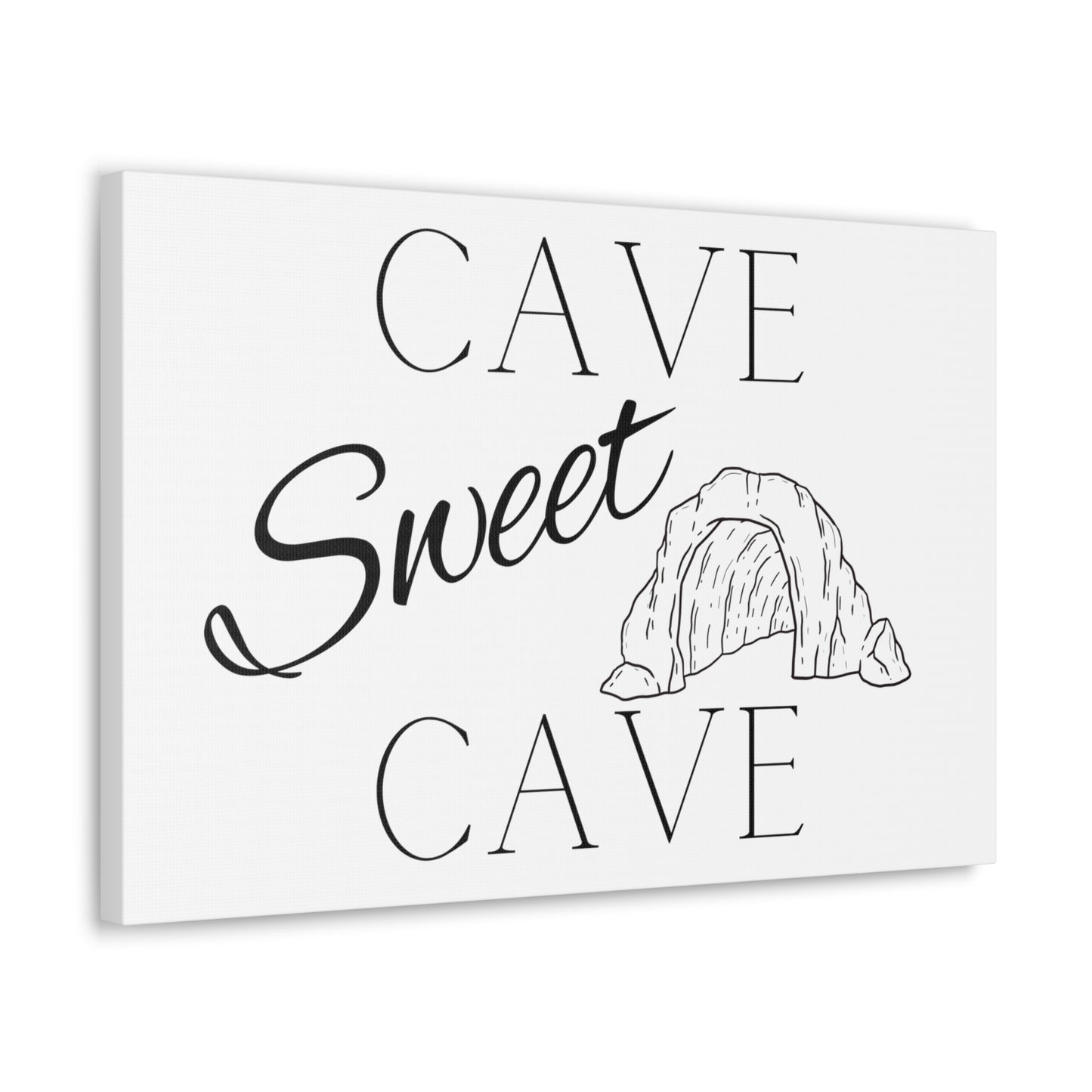 Cave Sweet Cave Canvas Gallery Wrap - multiple sizes