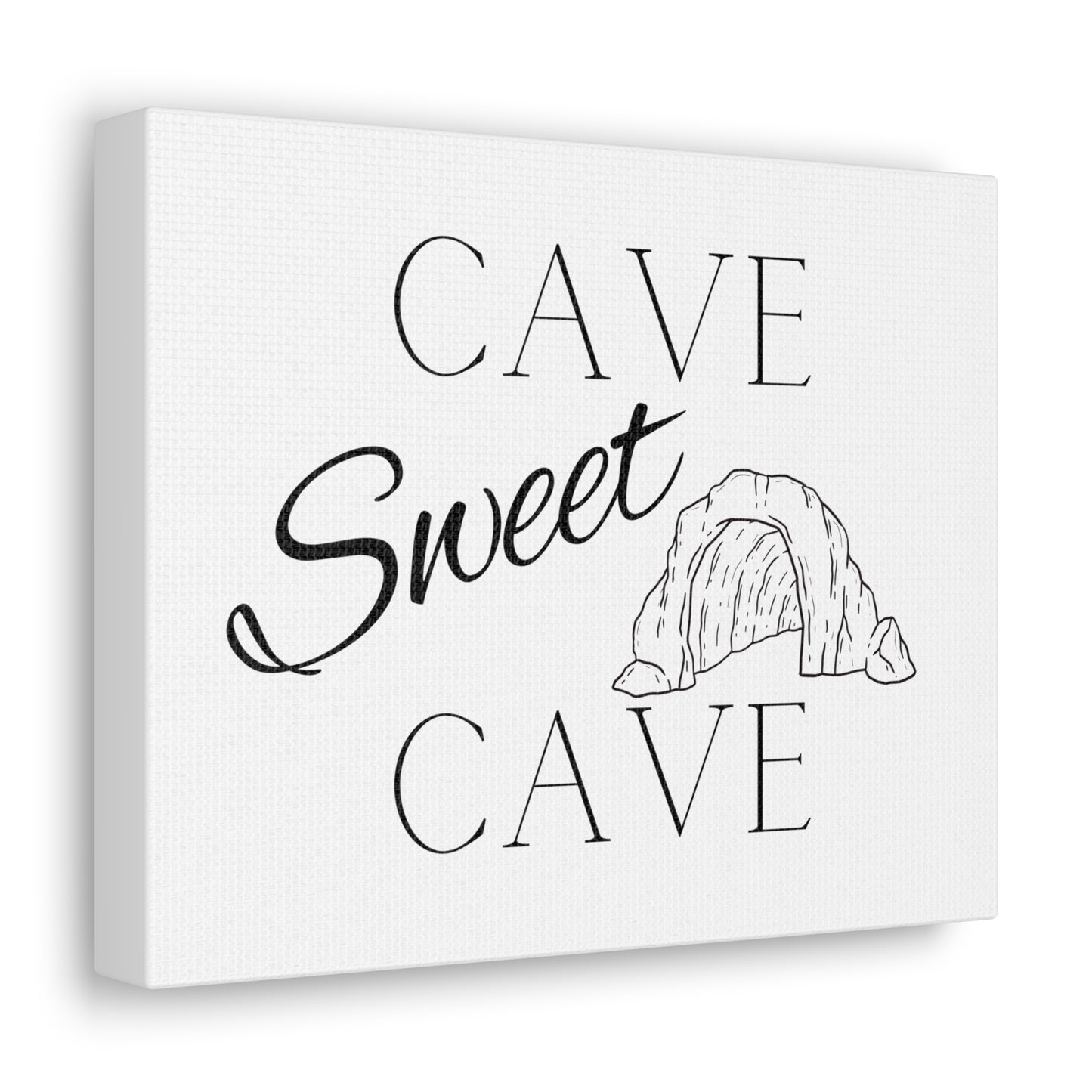 Cave Sweet Cave Canvas Gallery Wrap - multiple sizes