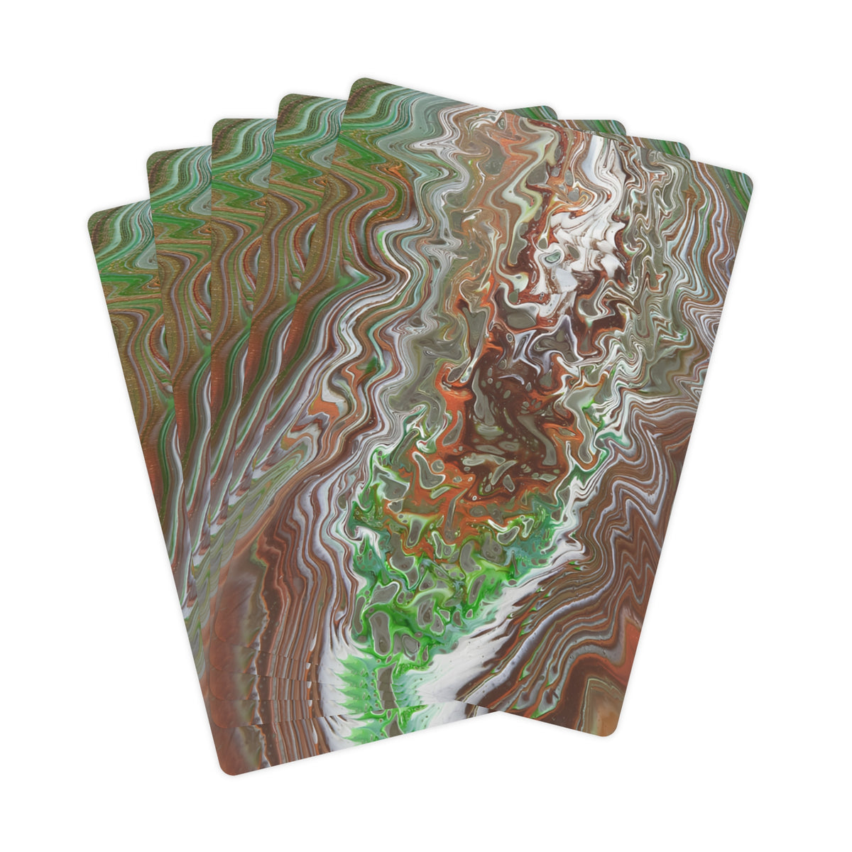 "Copper Chaos" Playing Cards