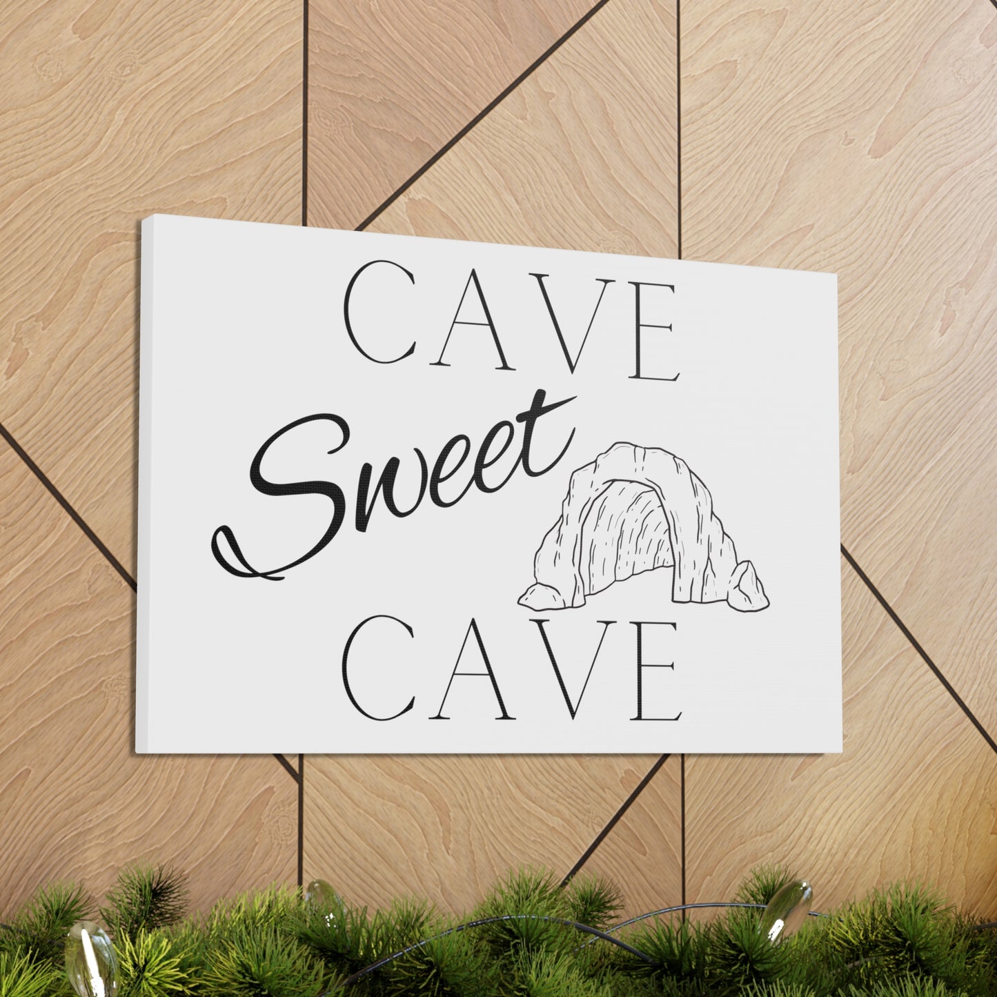 Cave Sweet Cave Canvas Gallery Wrap - multiple sizes