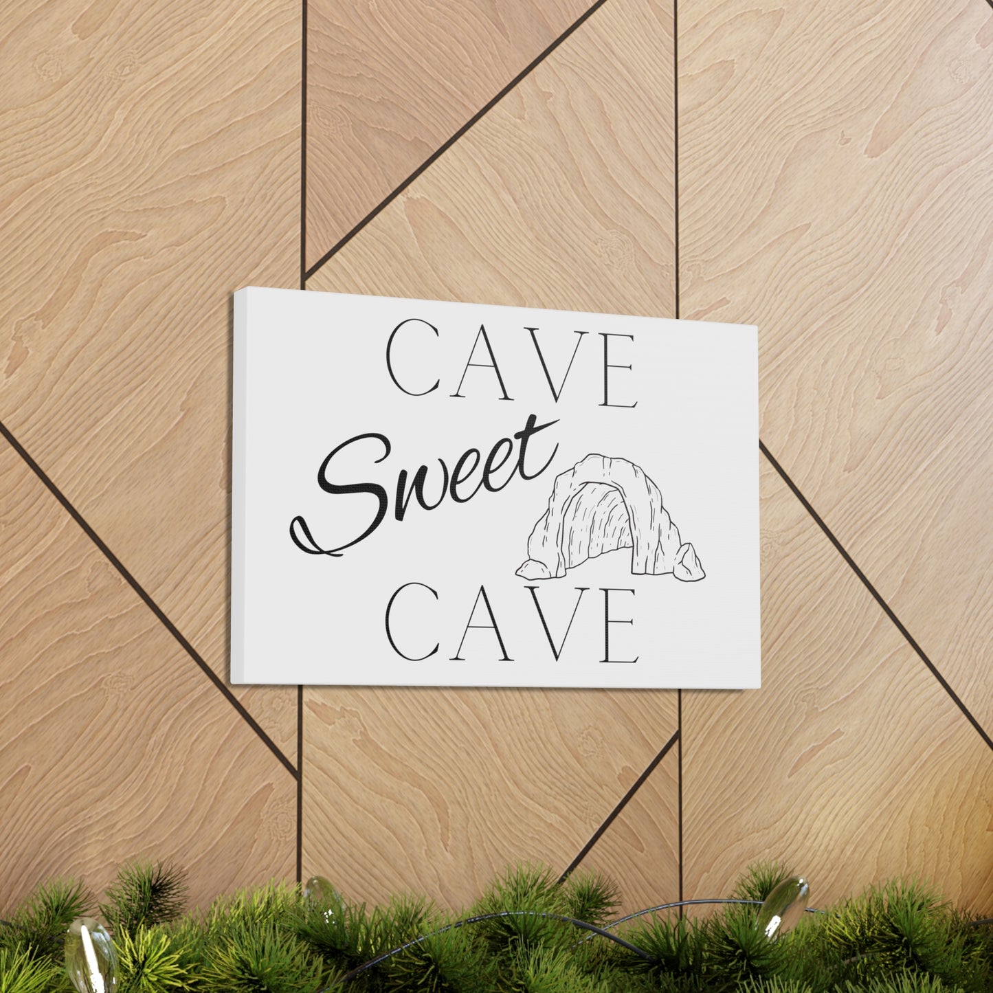 Cave Sweet Cave Canvas Gallery Wrap - multiple sizes