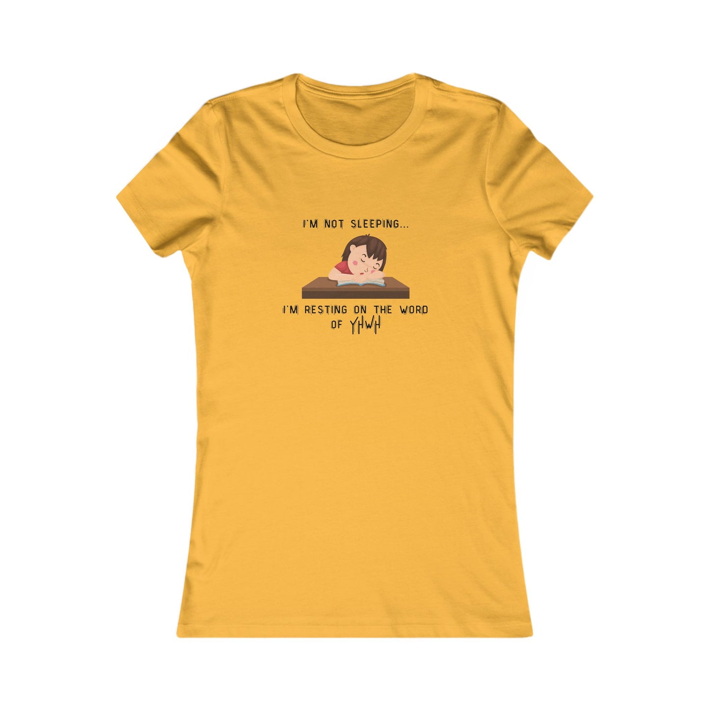 Resting on the Word All Cotton Women's Favorite Tee