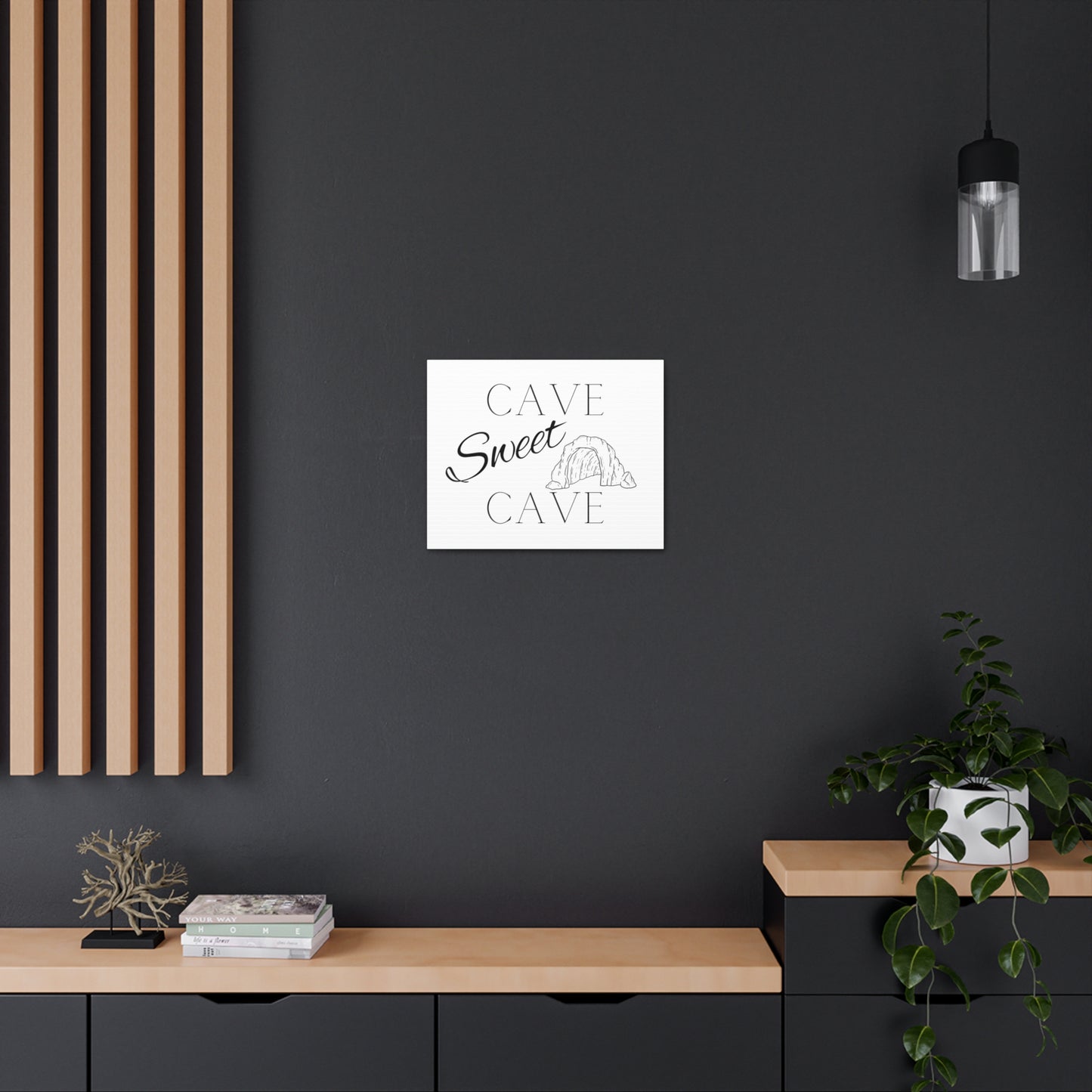 Cave Sweet Cave Canvas Gallery Wrap - multiple sizes