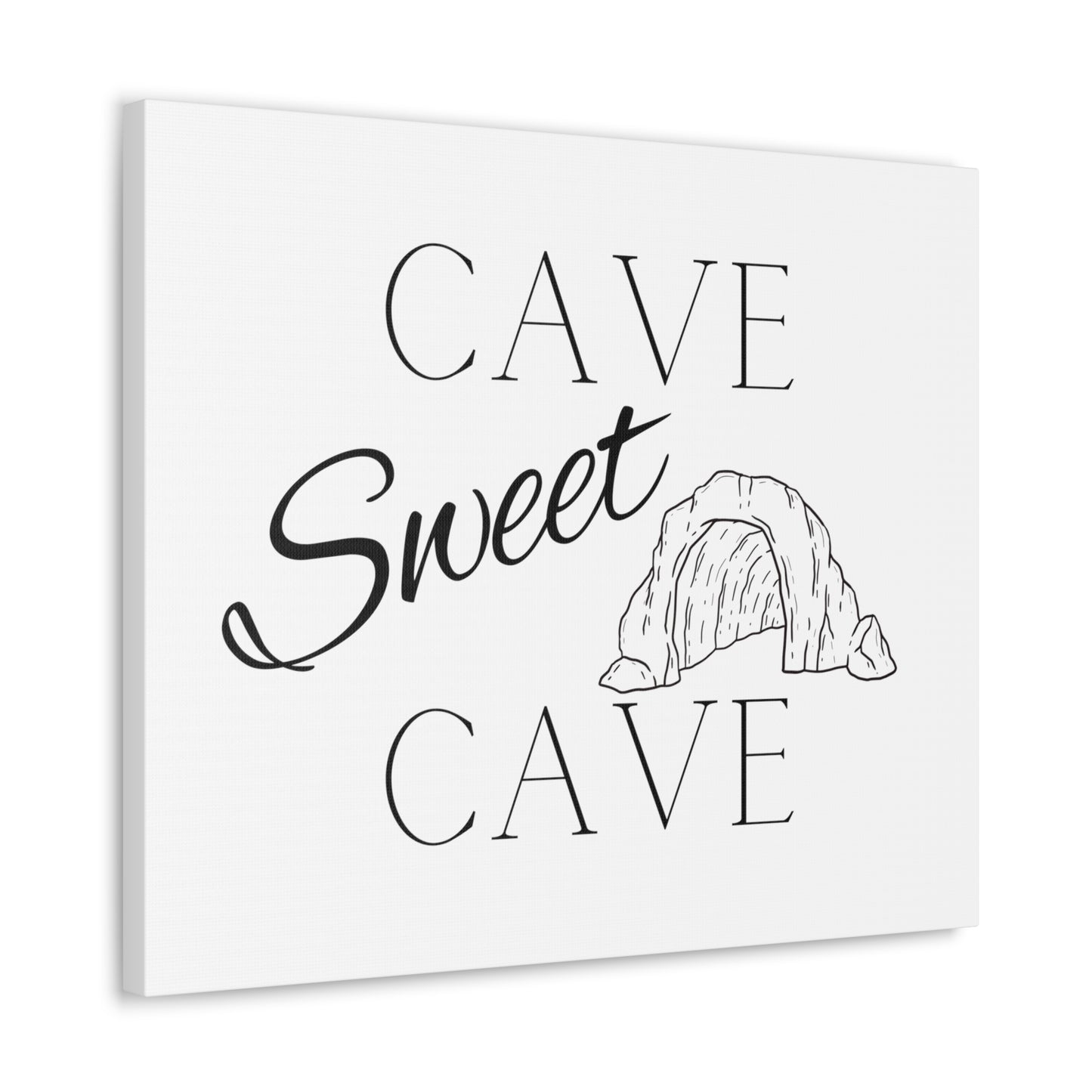 Cave Sweet Cave Canvas Gallery Wrap - multiple sizes