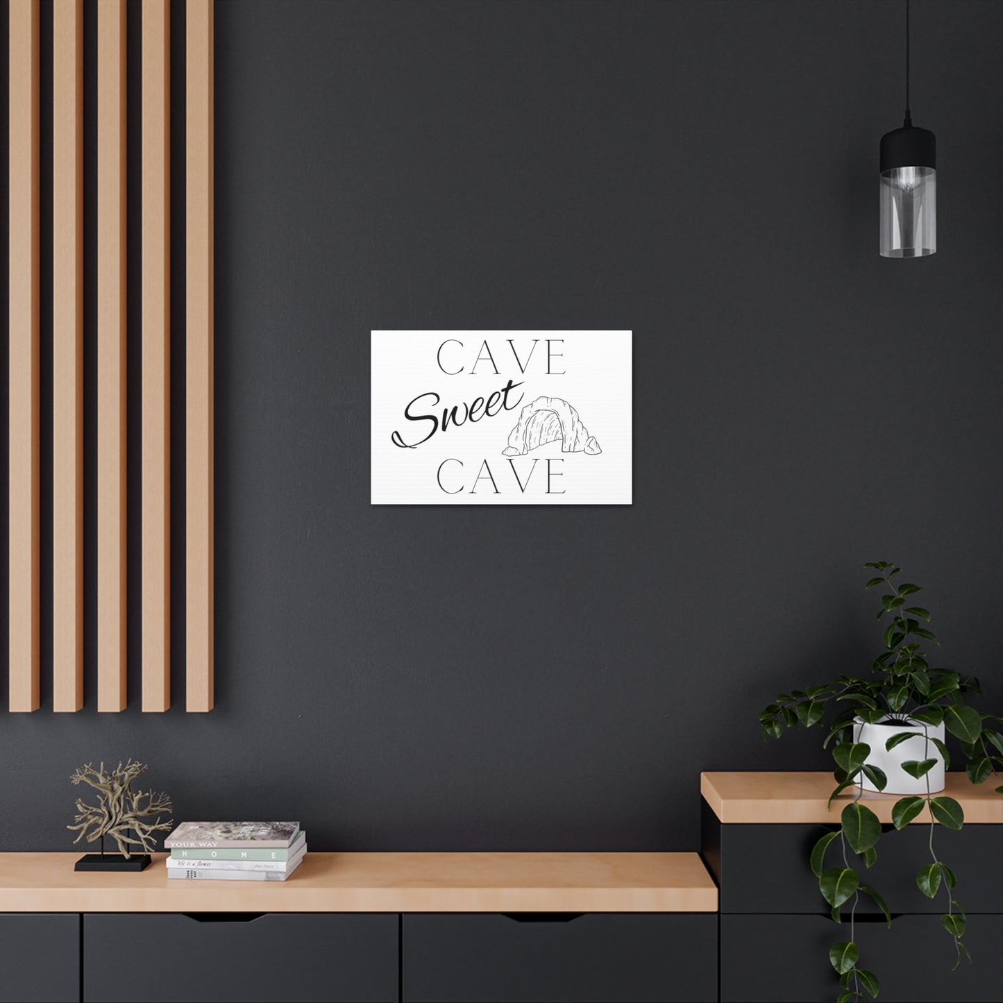 Cave Sweet Cave Canvas Gallery Wrap - multiple sizes