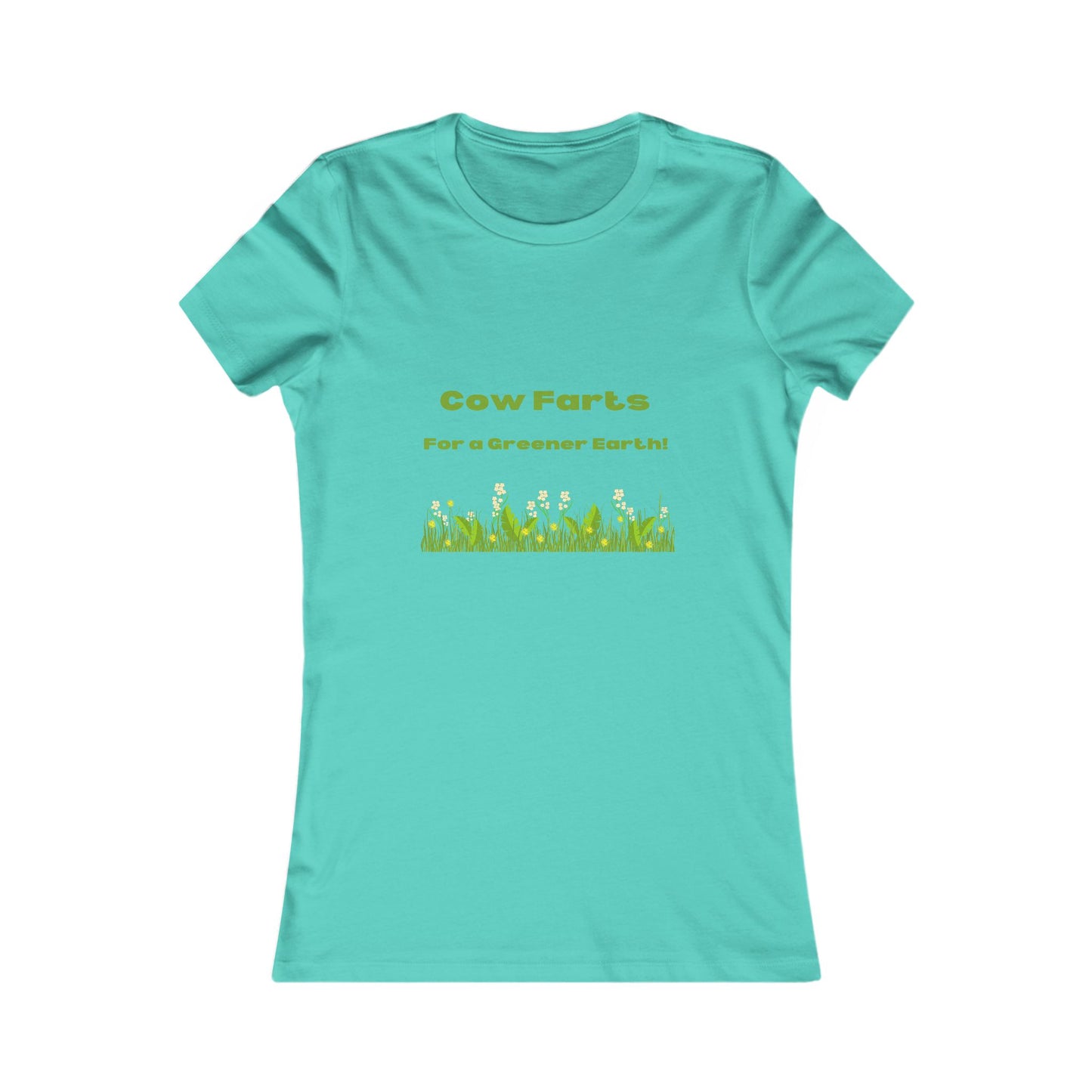Cow Farts For a Greener Earth! Women's Favorite Tee - 11 colors