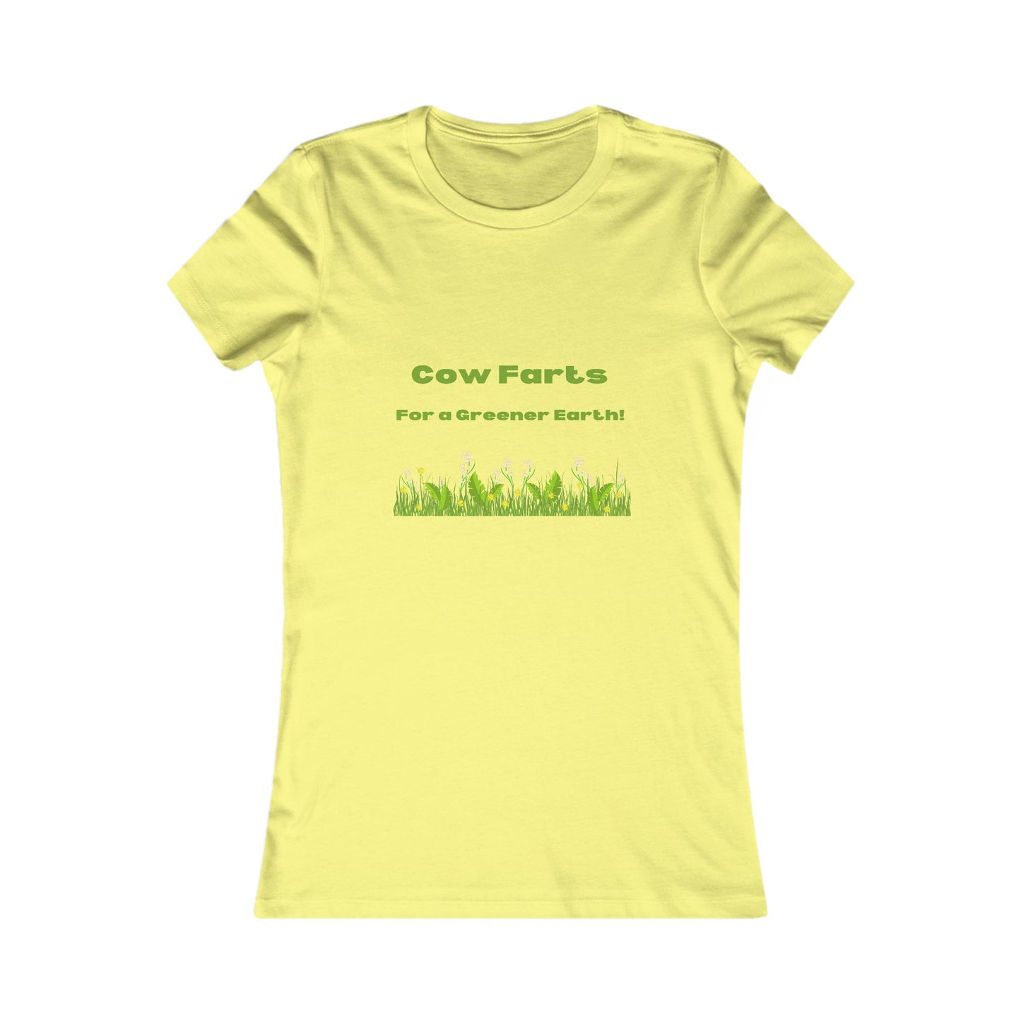 Cow Farts For a Greener Earth! Women's Favorite Tee - 11 colors