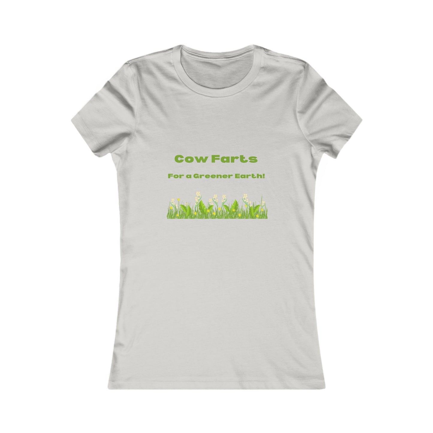 Cow Farts For a Greener Earth! Women's Favorite Tee - 11 colors