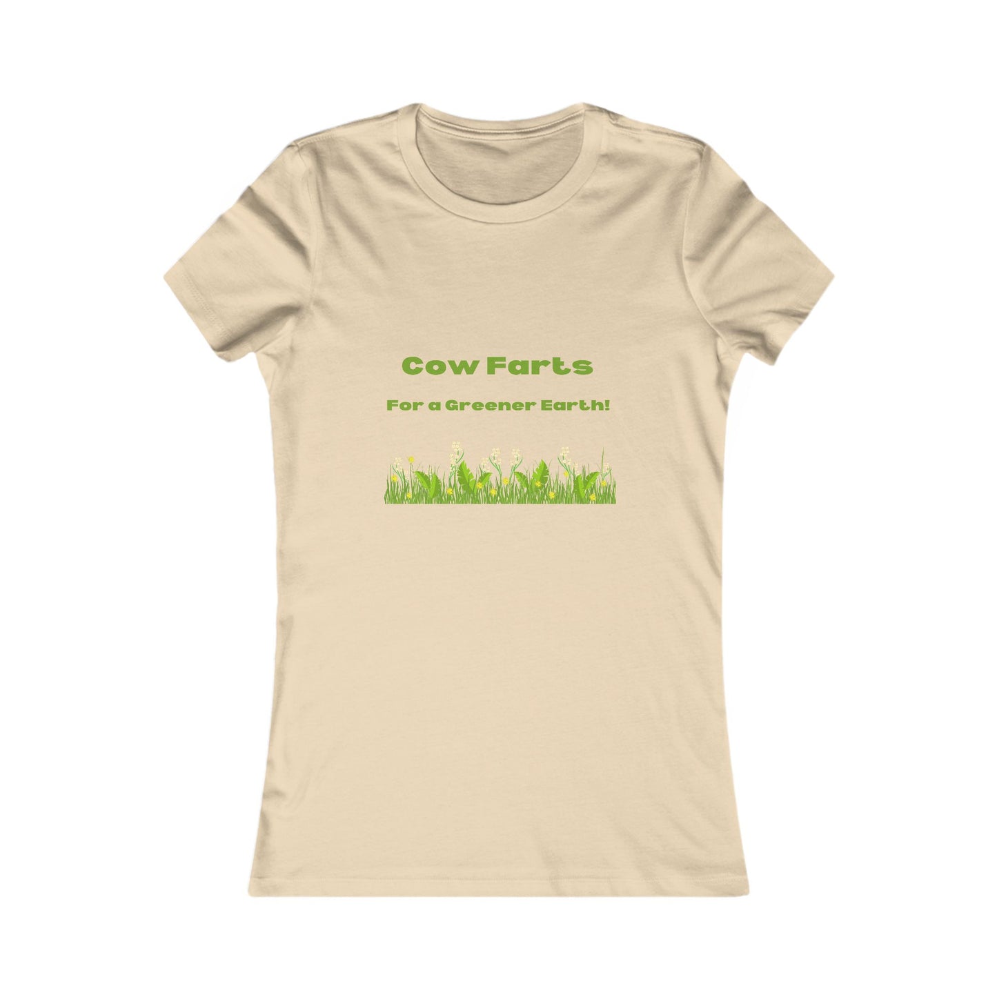 Cow Farts For a Greener Earth! Women's Favorite Tee - 11 colors