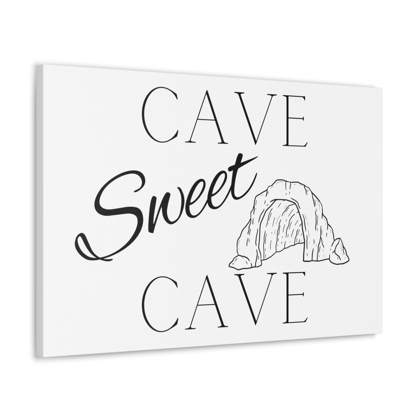 Cave Sweet Cave Canvas Gallery Wrap - multiple sizes