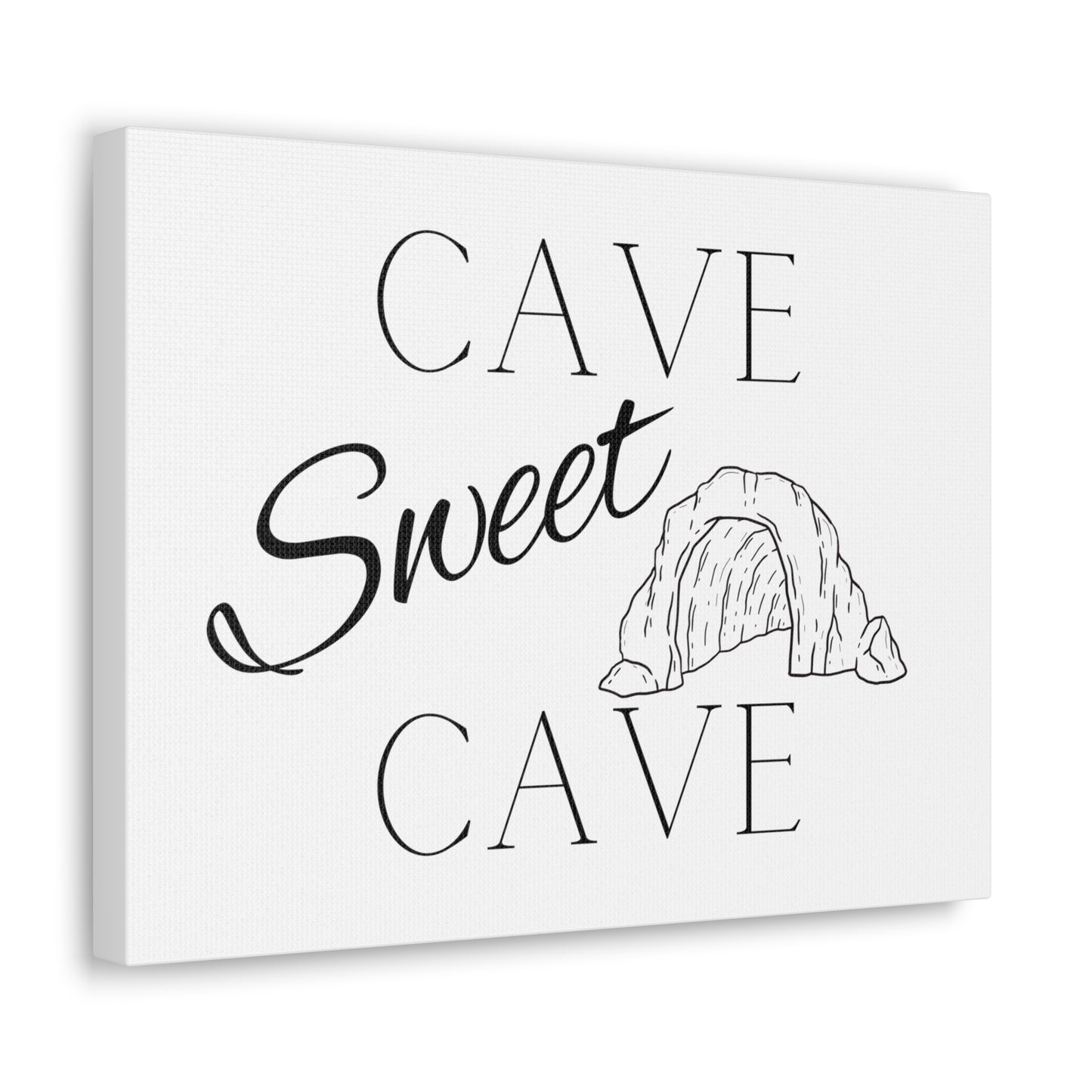 Cave Sweet Cave Canvas Gallery Wrap - multiple sizes