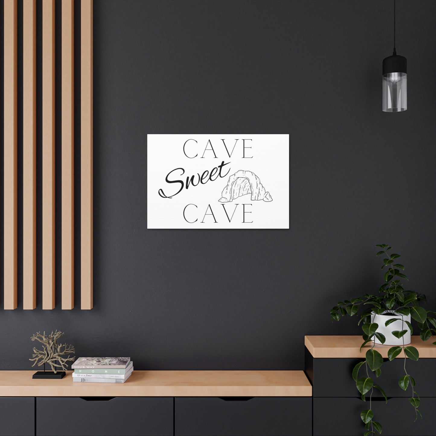 Cave Sweet Cave Canvas Gallery Wrap - multiple sizes