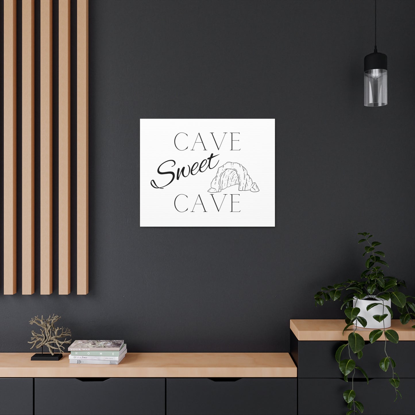 Cave Sweet Cave Canvas Gallery Wrap - multiple sizes