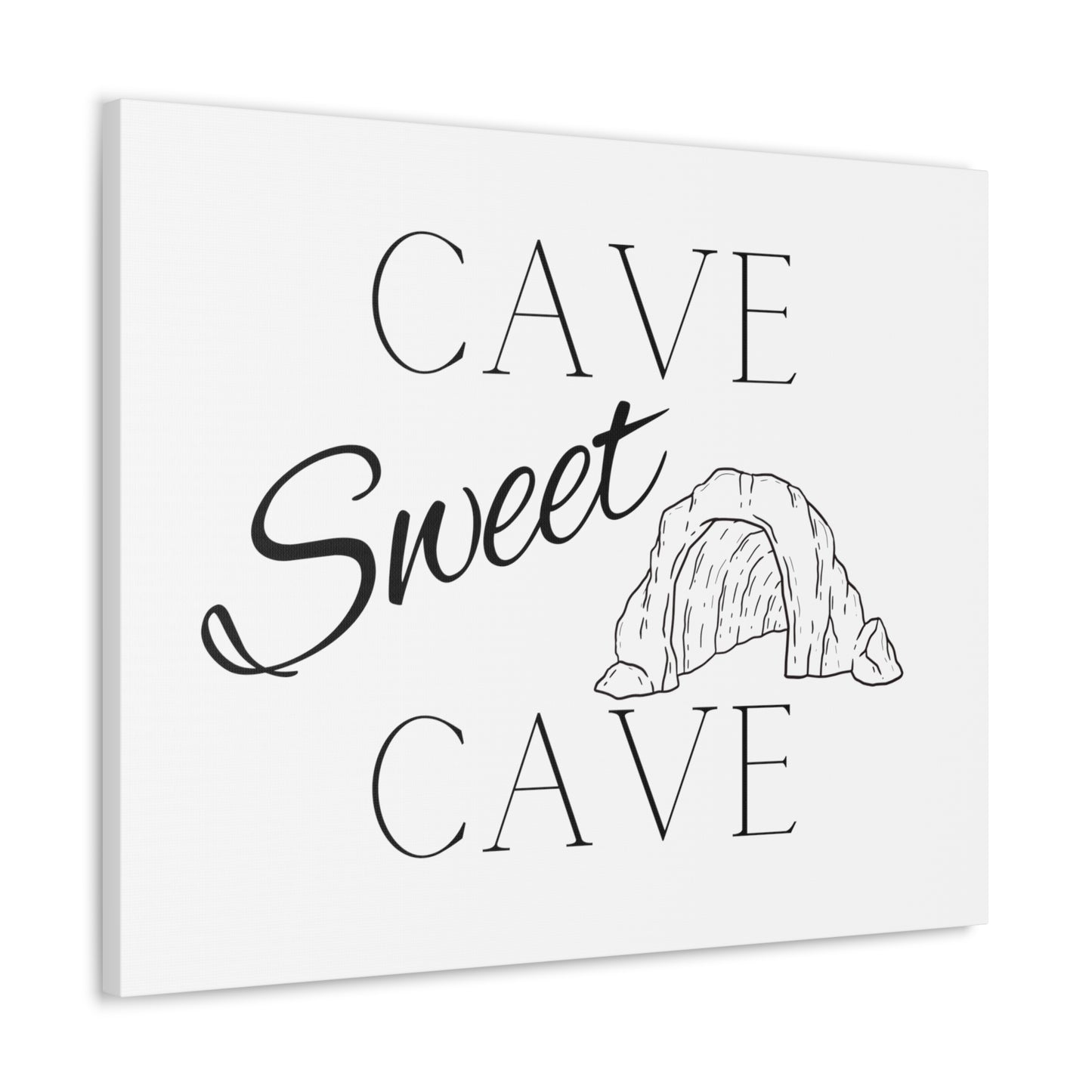 Cave Sweet Cave Canvas Gallery Wrap - multiple sizes