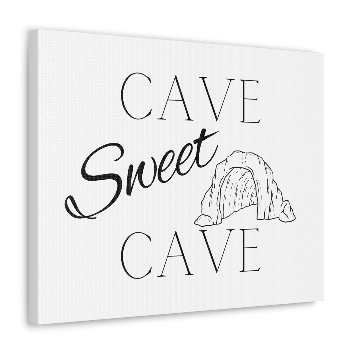 Cave Sweet Cave Canvas Gallery Wrap - multiple sizes